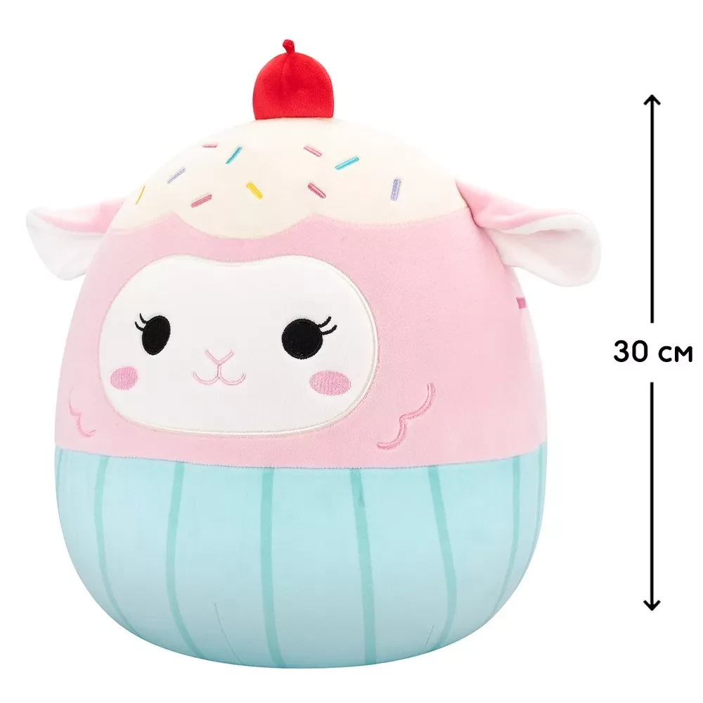 М`яка іграшка SQUISHMALLOWS - ЯГНЯ ЛАЛА В КОСТЮМІ, 30 см, SQER01265 1