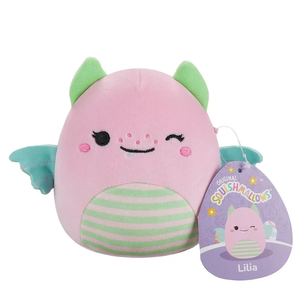 М`яка іграшка SQUISHMALLOWS - РОЖЕВИЙ ДИНО, 13 см, SQER01180 6