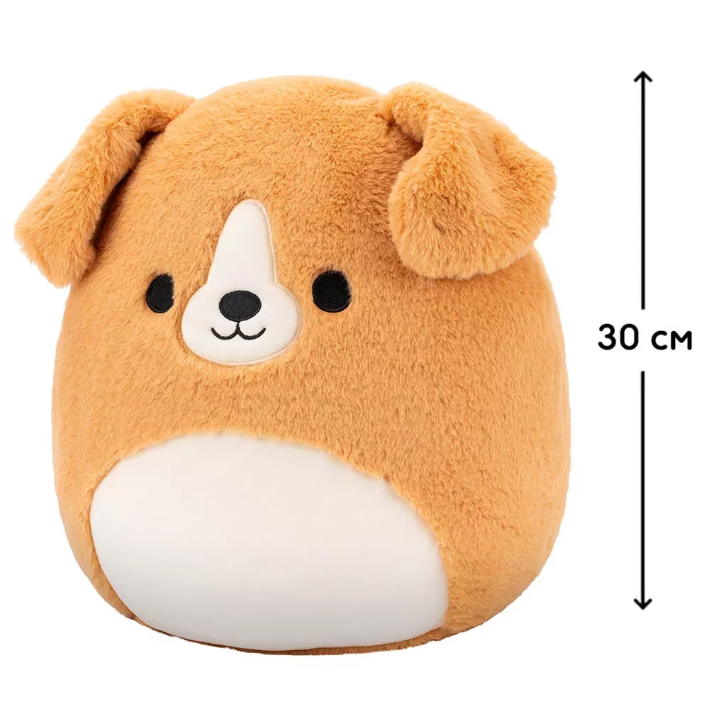 М`яка іграшка SQUISHMALLOWS – ЛАБРАДОР СТЕВАН, 30 см, SQCR00342 1