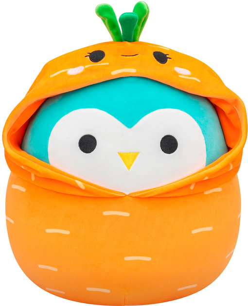 М`яка іграшка SQUISHMALLOWS - СОВА ВІНСТОН, 30 cm, у одязі, SQER00929