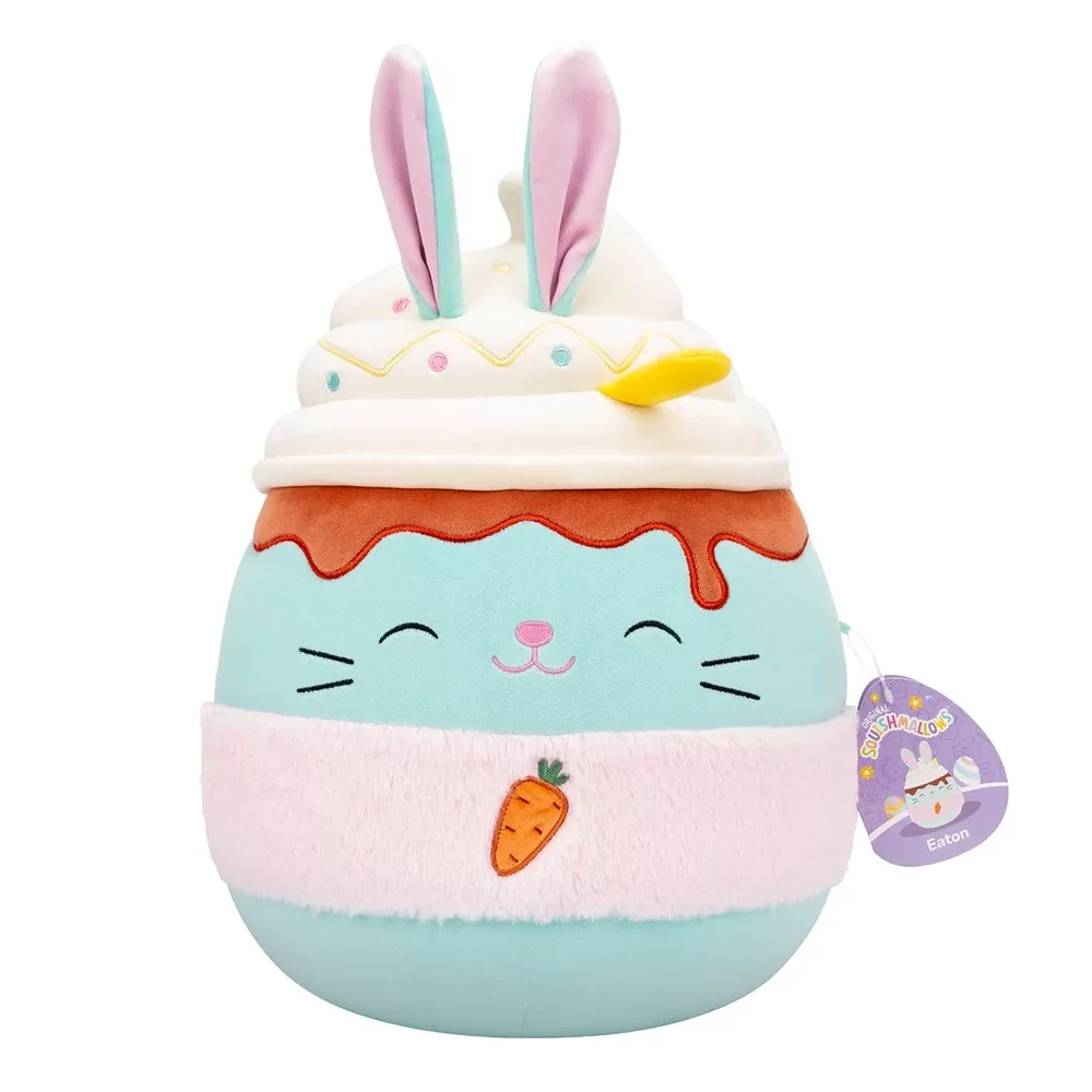 М`яка іграшка SQUISHMALLOWS - КРОЛИК БАТТЕНС, 30 см, SQER01262 6