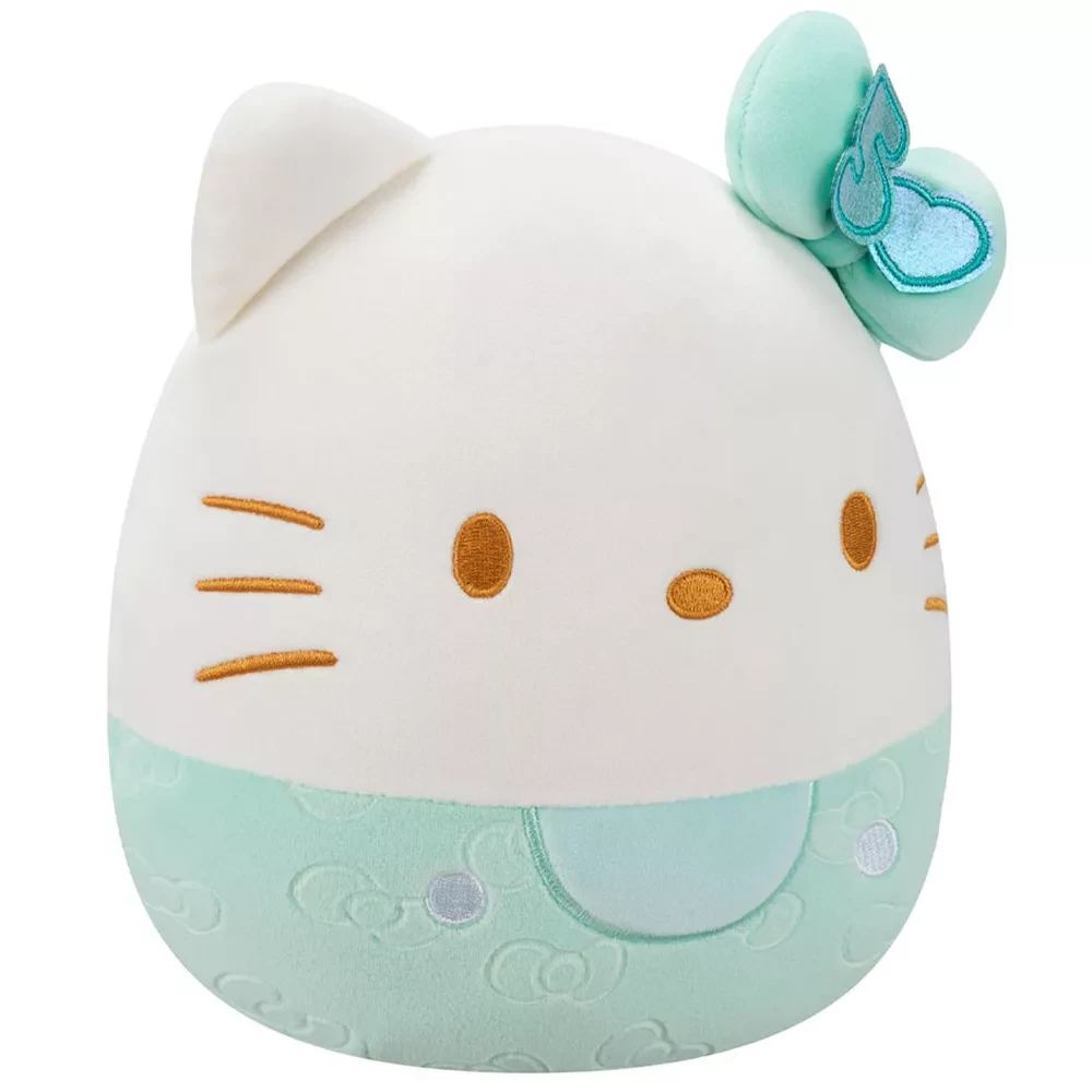 М`яка іграшка SQUISHMALLOWS серії "Хелоу Кітті" - ХЕЛОУ КІТТІ У СМАРАГДОВОМУ, 20 см, SQSN00498 5