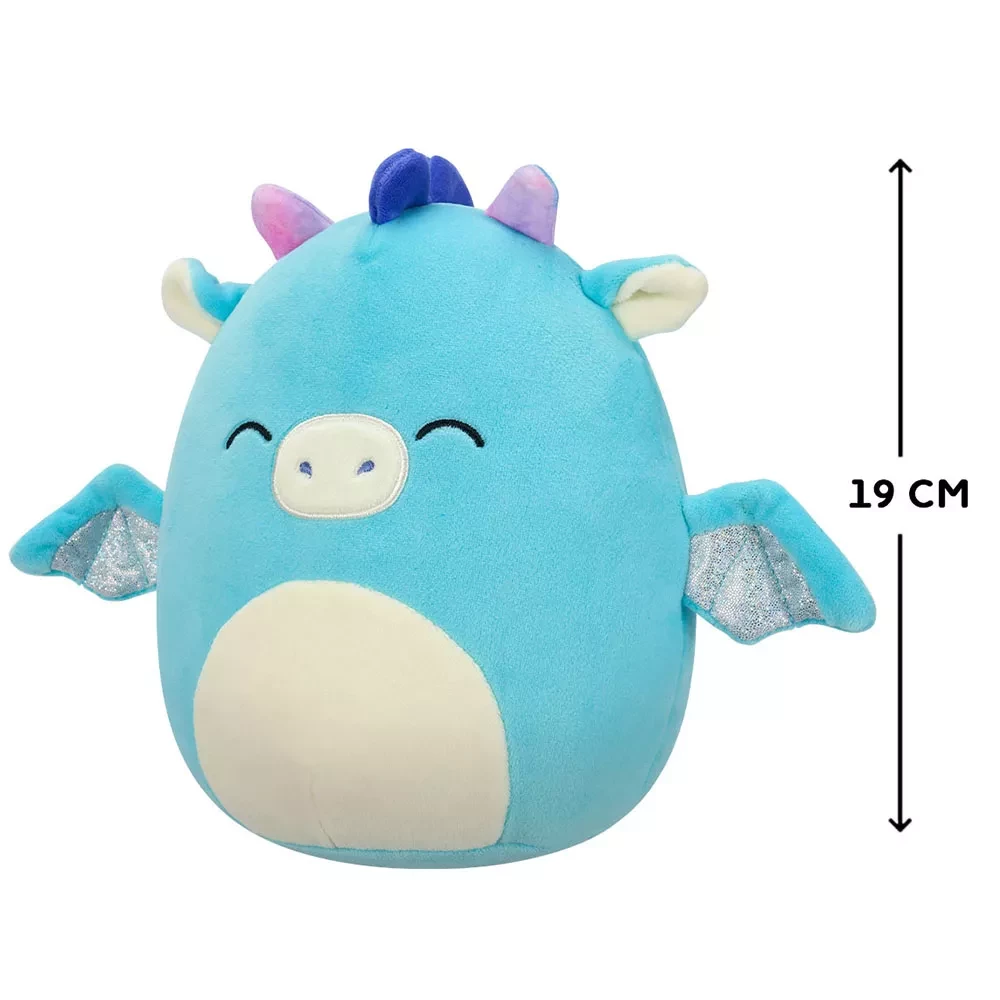 М`яка іграшка SQUISHMALLOWS - ДРАКОН ТЕТЯНА, 19 см, SQCR06614 1
