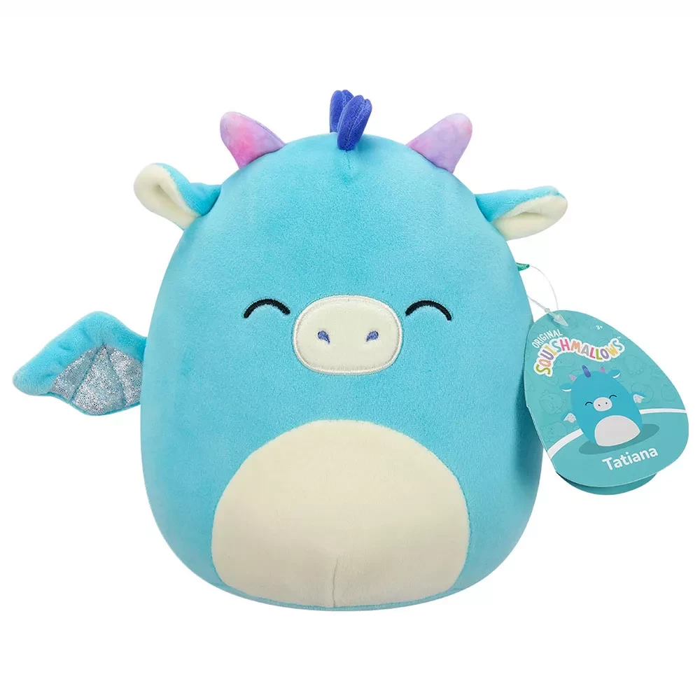 М`яка іграшка SQUISHMALLOWS - ДРАКОН ТЕТЯНА, 19 см, SQCR06614 6