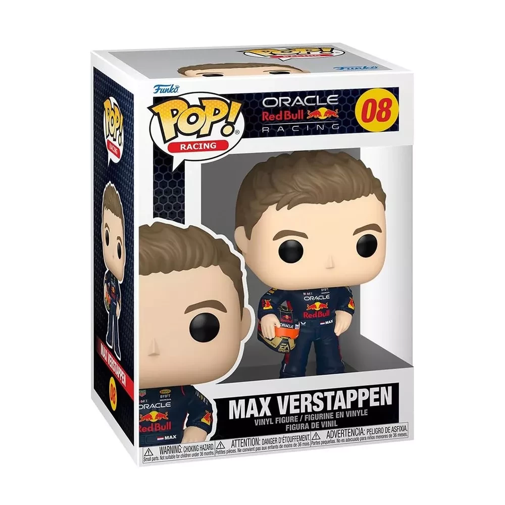 Фігурка Funko Pop! серії "Формула-1" - Макс Ферстаппен з шоломом, 80580 2