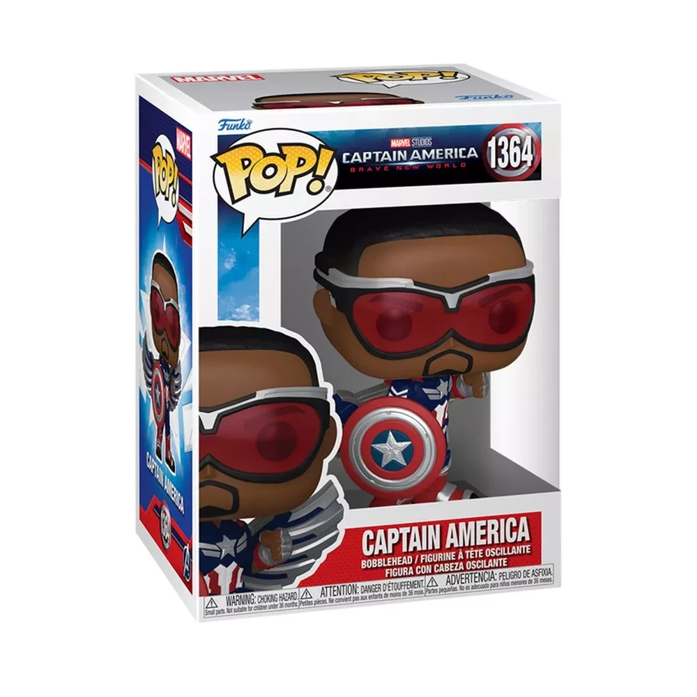 Фігурка Funko Pop! серії "Капітан Америка: Чудесний новий світ" - Капітан Америка, 75990 1
