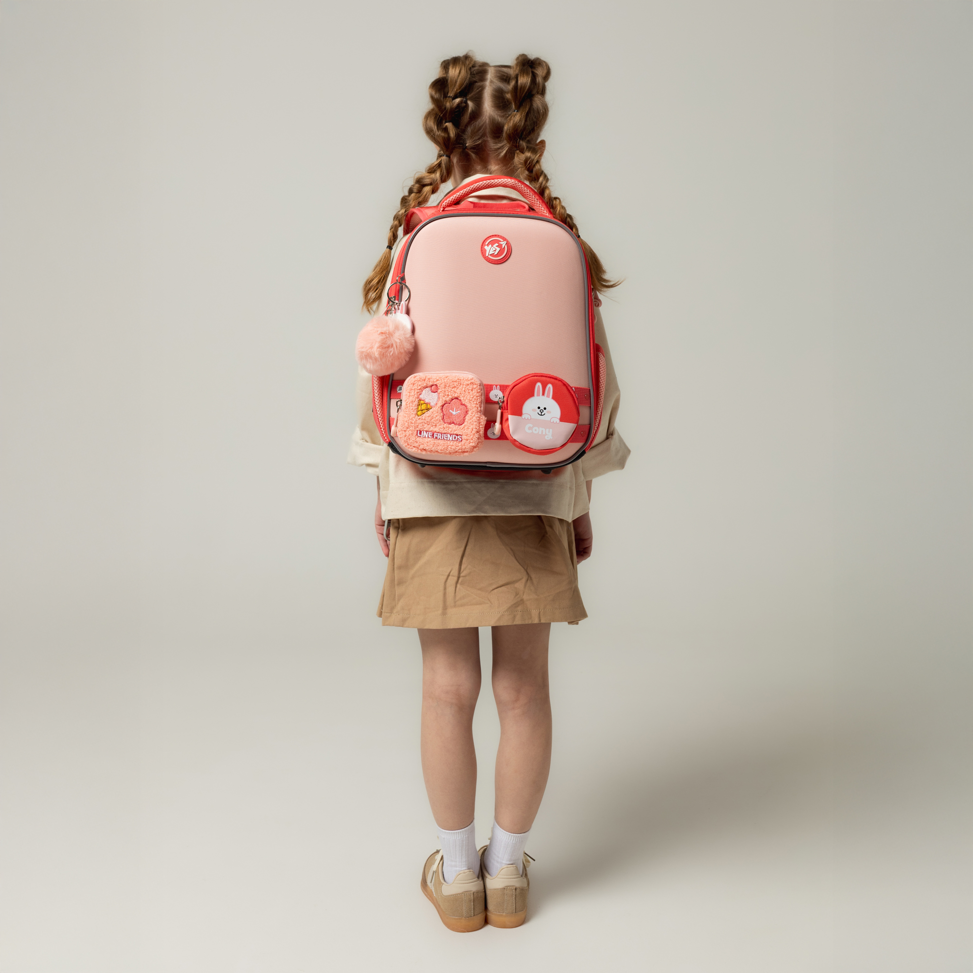 Рюкзак каркасный YES H-100 "Line Friends Pretty Cony", 559849 14