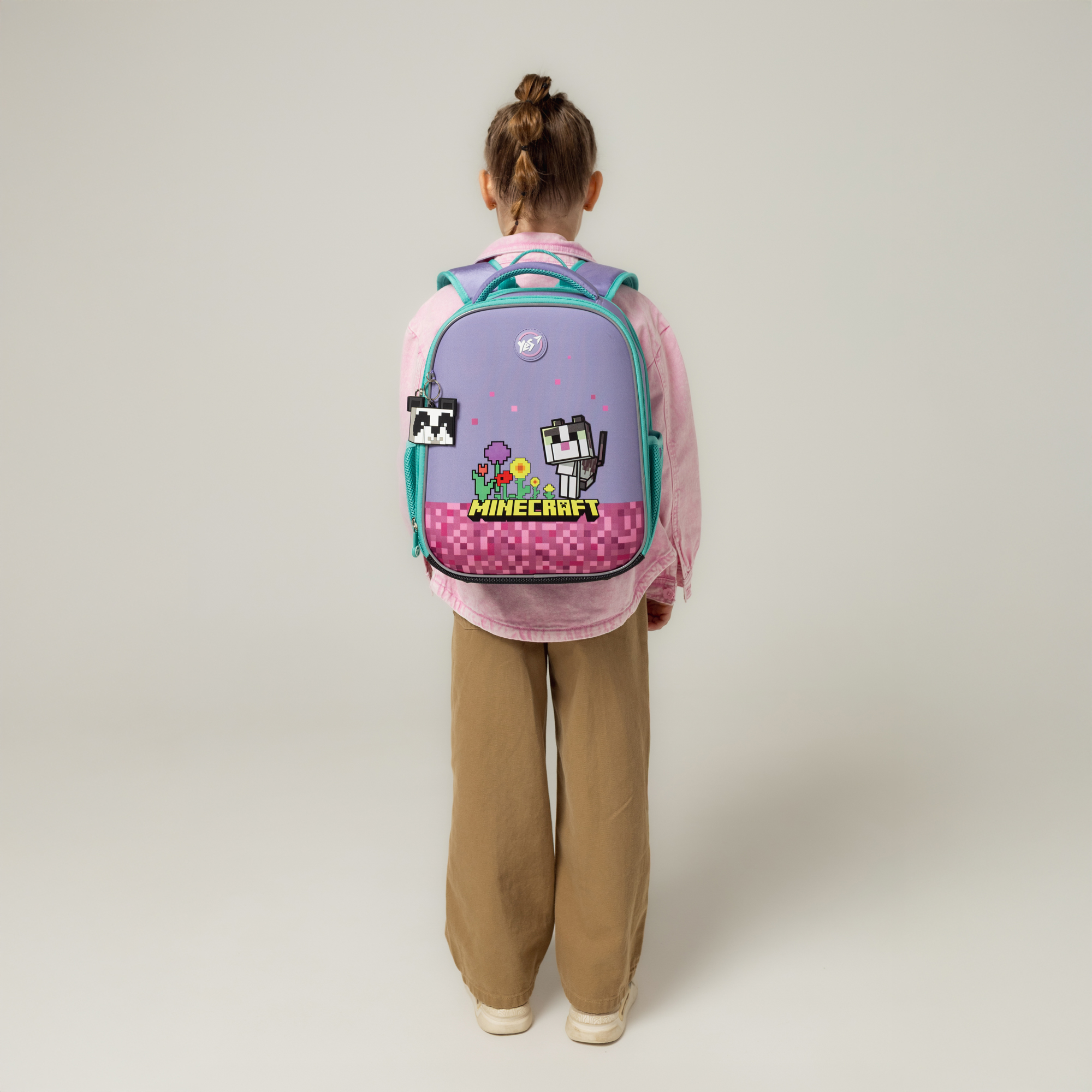 Рюкзак каркасный YES H-100 "Minecraft Pinky", 550094 15