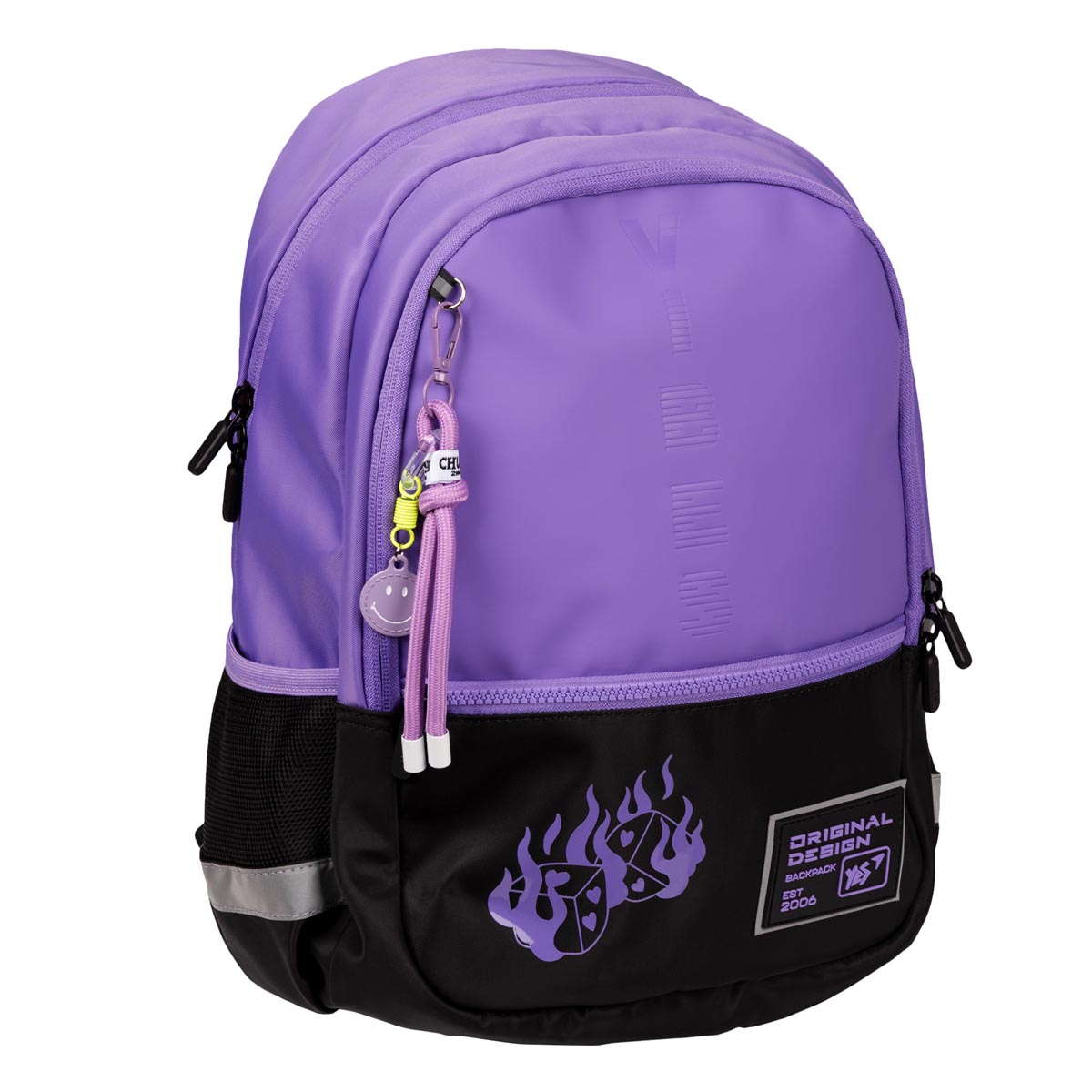 Рюкзак YES T-113 "Lilac Cubes", 559966