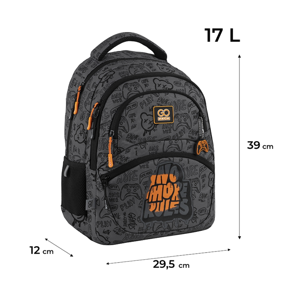 Рюкзак GoPack Education 175M-5 No More Rules, GO25-175M-5 2