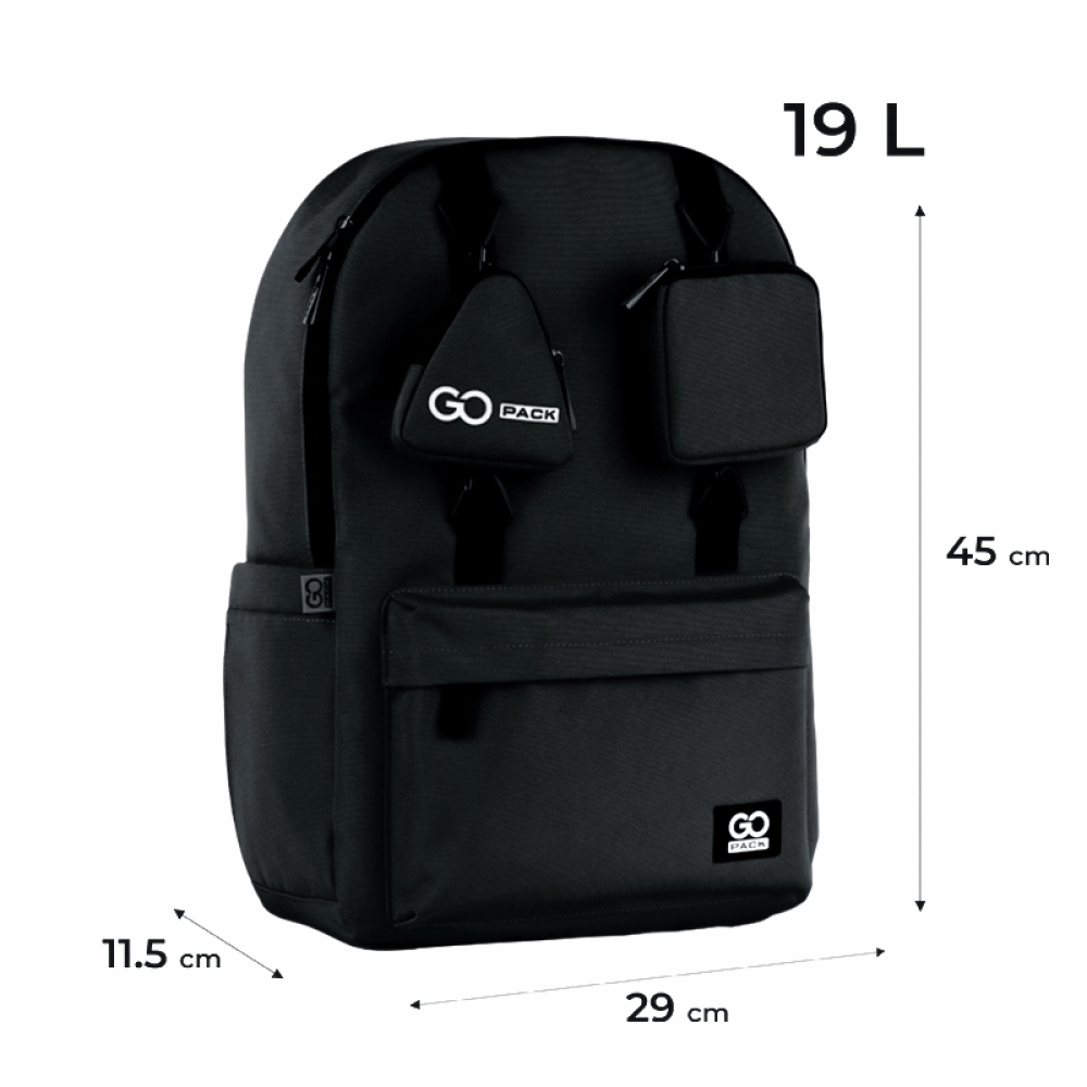 Рюкзак GoPack Education Teens 178 графит, GO25-178L-1 2