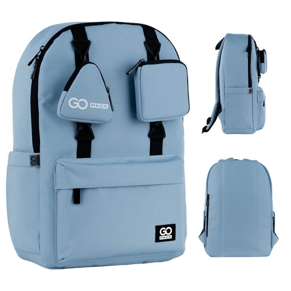 Рюкзак GoPack Education Teens 178 серо-голубой, GO25-178L-3 1