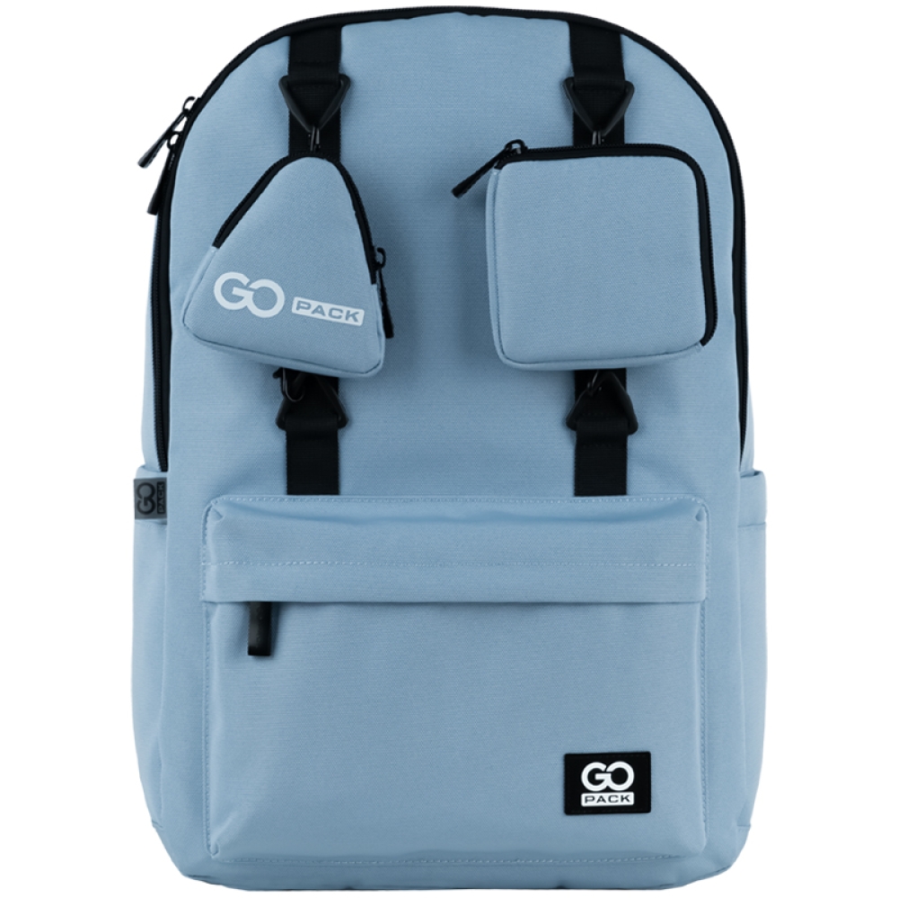 Рюкзак GoPack Education Teens 178 серо-голубой, GO25-178L-3