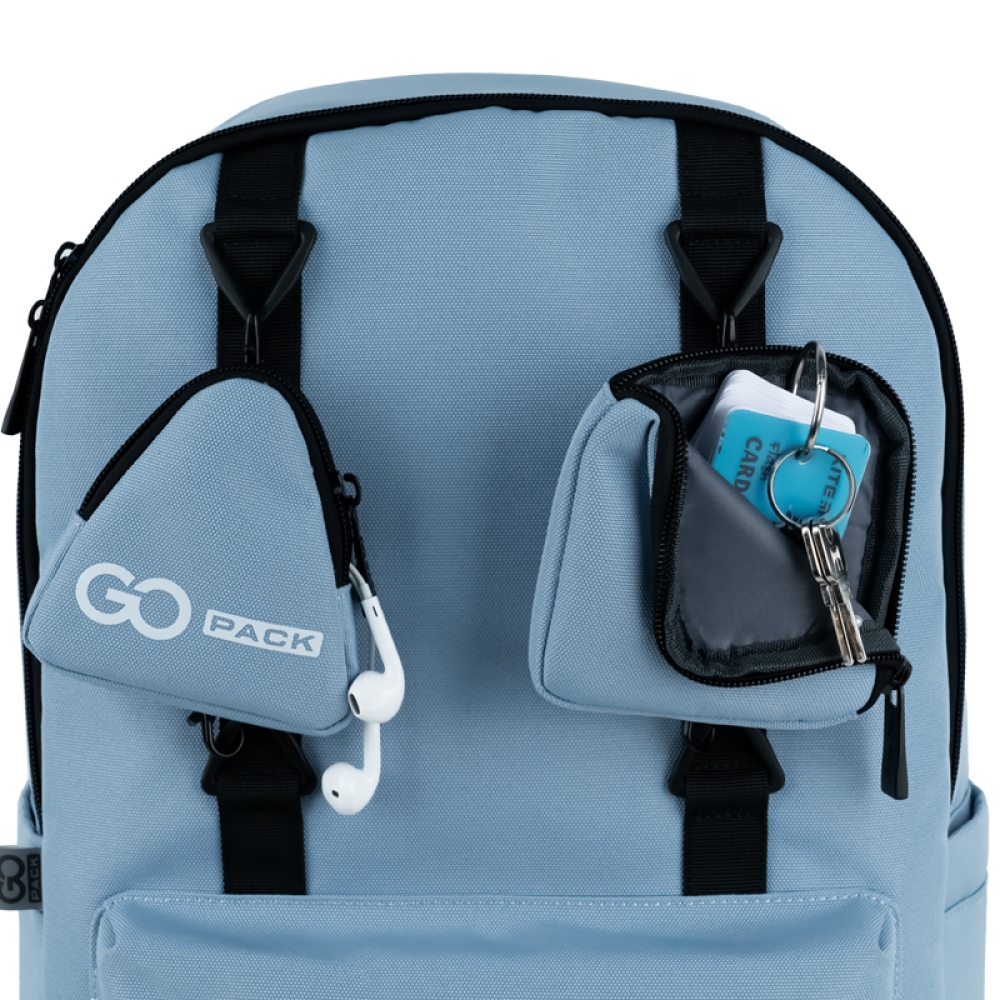 Рюкзак GoPack Education Teens 178 серо-голубой, GO25-178L-3 10