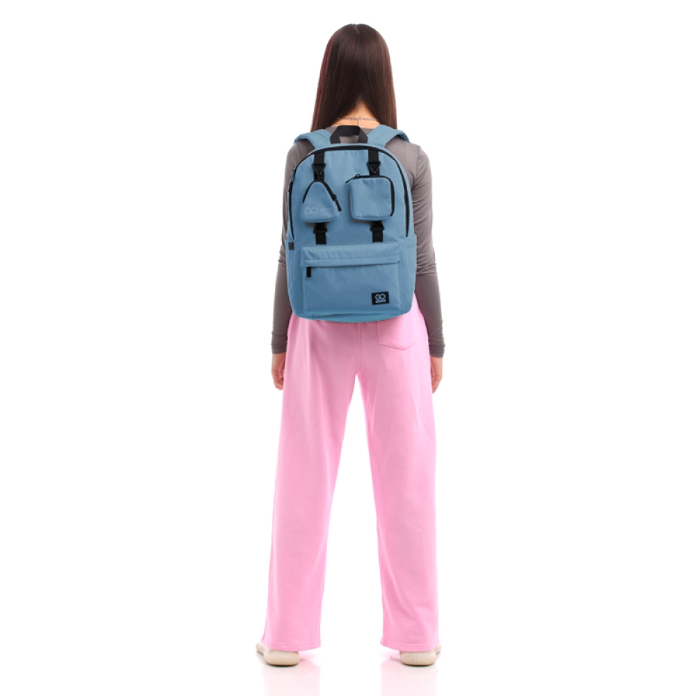 Рюкзак GoPack Education Teens 178 серо-голубой, GO25-178L-3 15