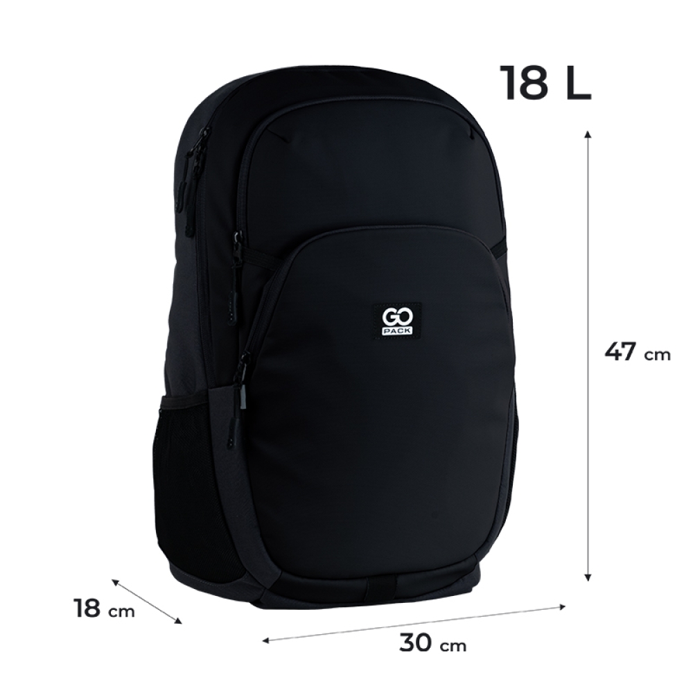 Рюкзак GoPack Education Teens 185 черный, GO25-185L-2 2