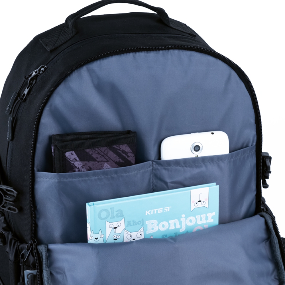 Рюкзак GoPack Education Teens 186 черный, GO25-186L-1 9