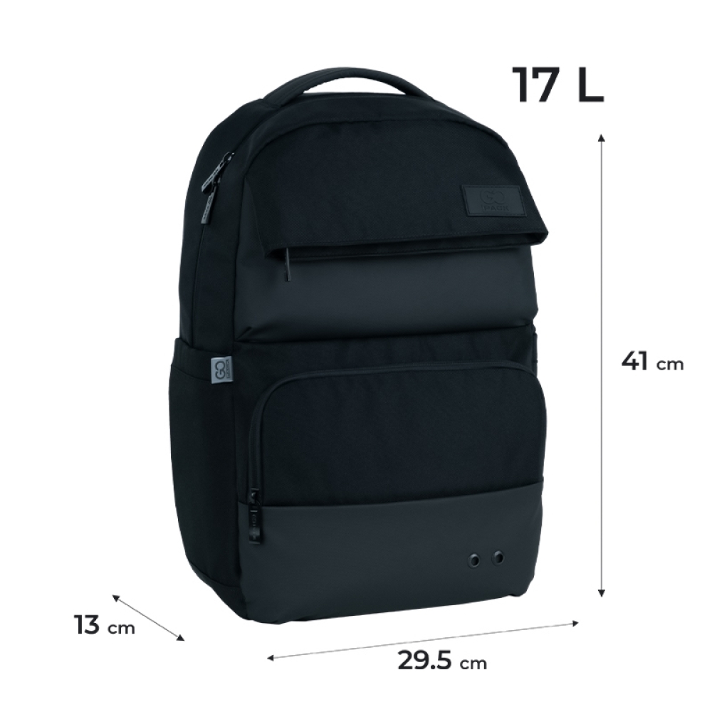 Рюкзак GoPack Education Teens 187 черный, GO25-187L 2