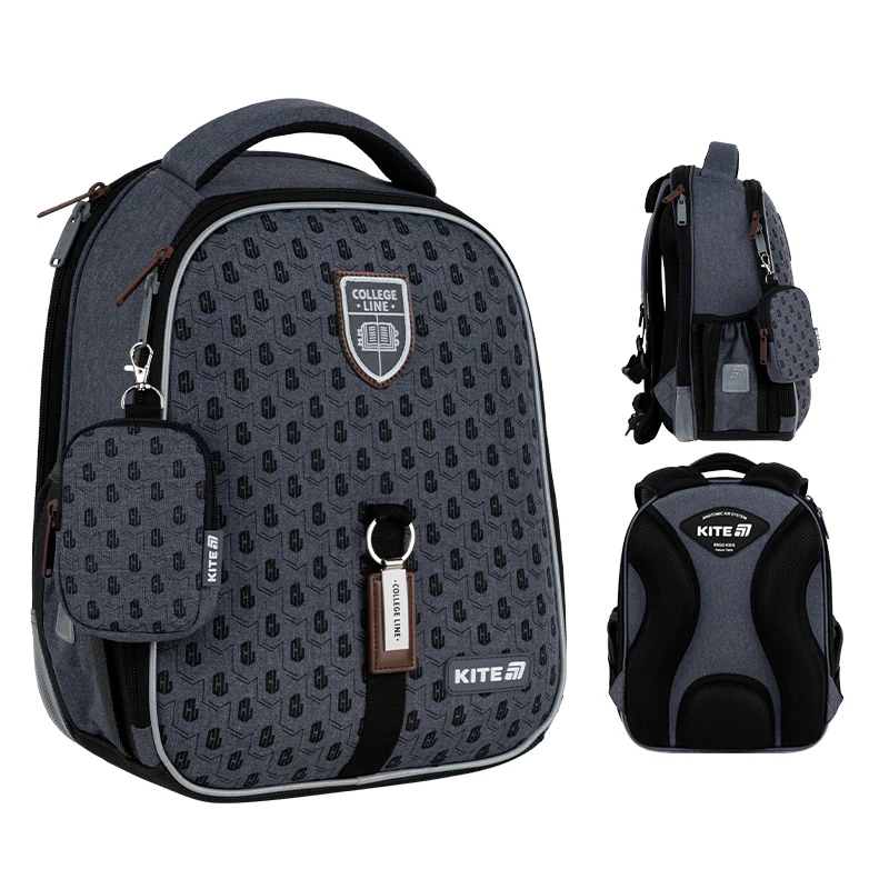Рюкзак Kite Education каркасный 555 College Line Boy, K25-555S-1 1