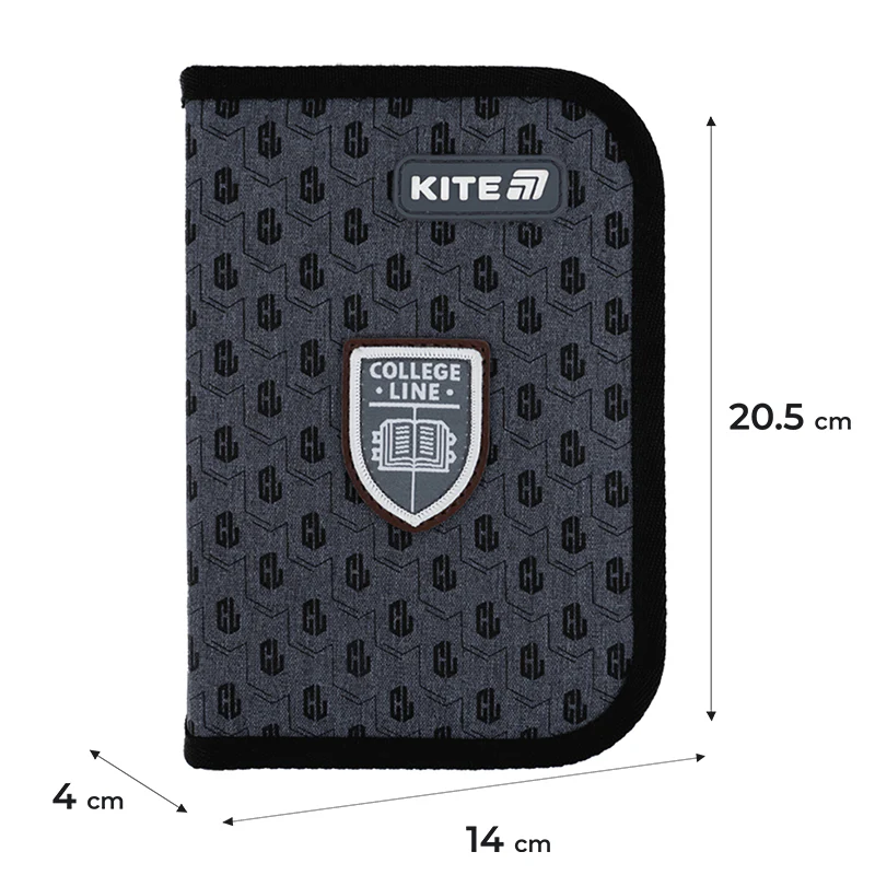 Пенал Kite 1 від., 2 відв., без наповнення 622 College Line, K25-622-2 2
