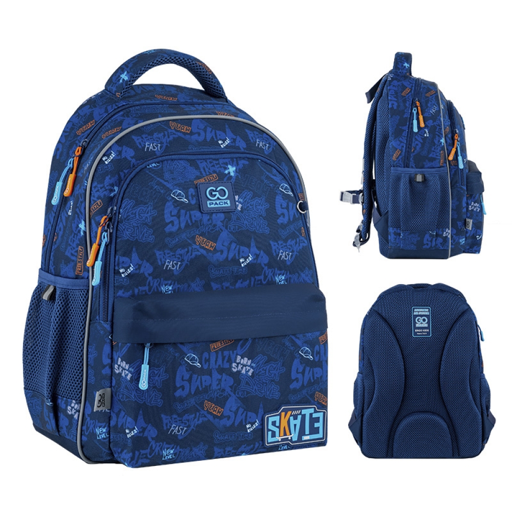 Рюкзак GoPack Education 182M Crazy Skate, GO25-182M-7 1