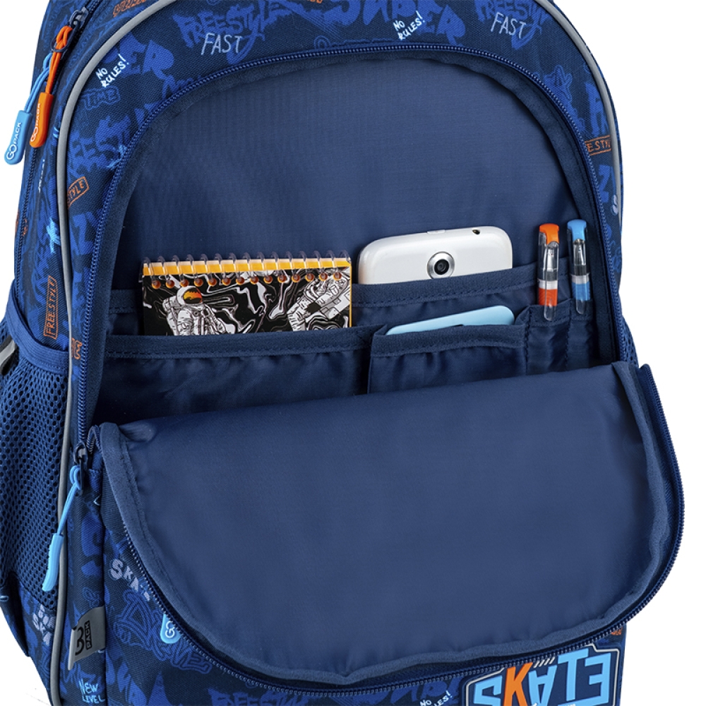 Рюкзак GoPack Education 182M Crazy Skate, GO25-182M-7 10