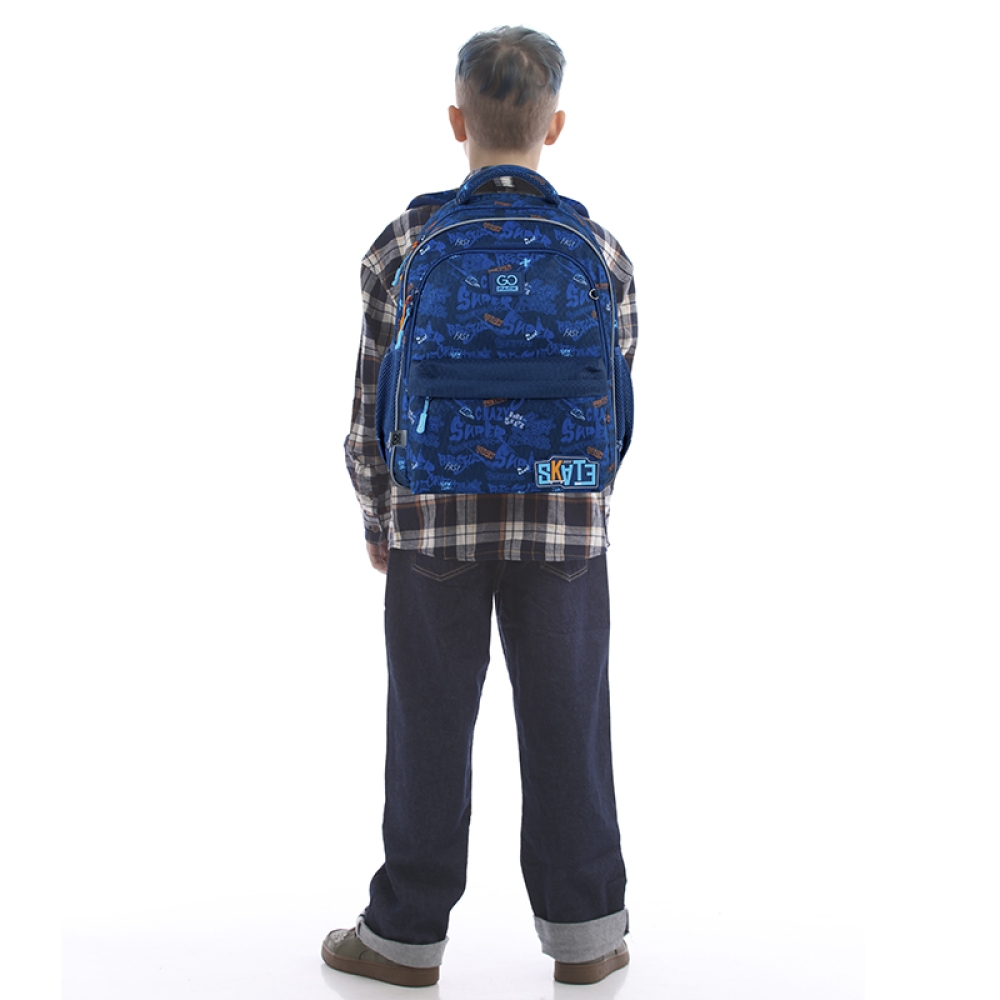 Рюкзак GoPack Education 182M Crazy Skate, GO25-182M-7 14