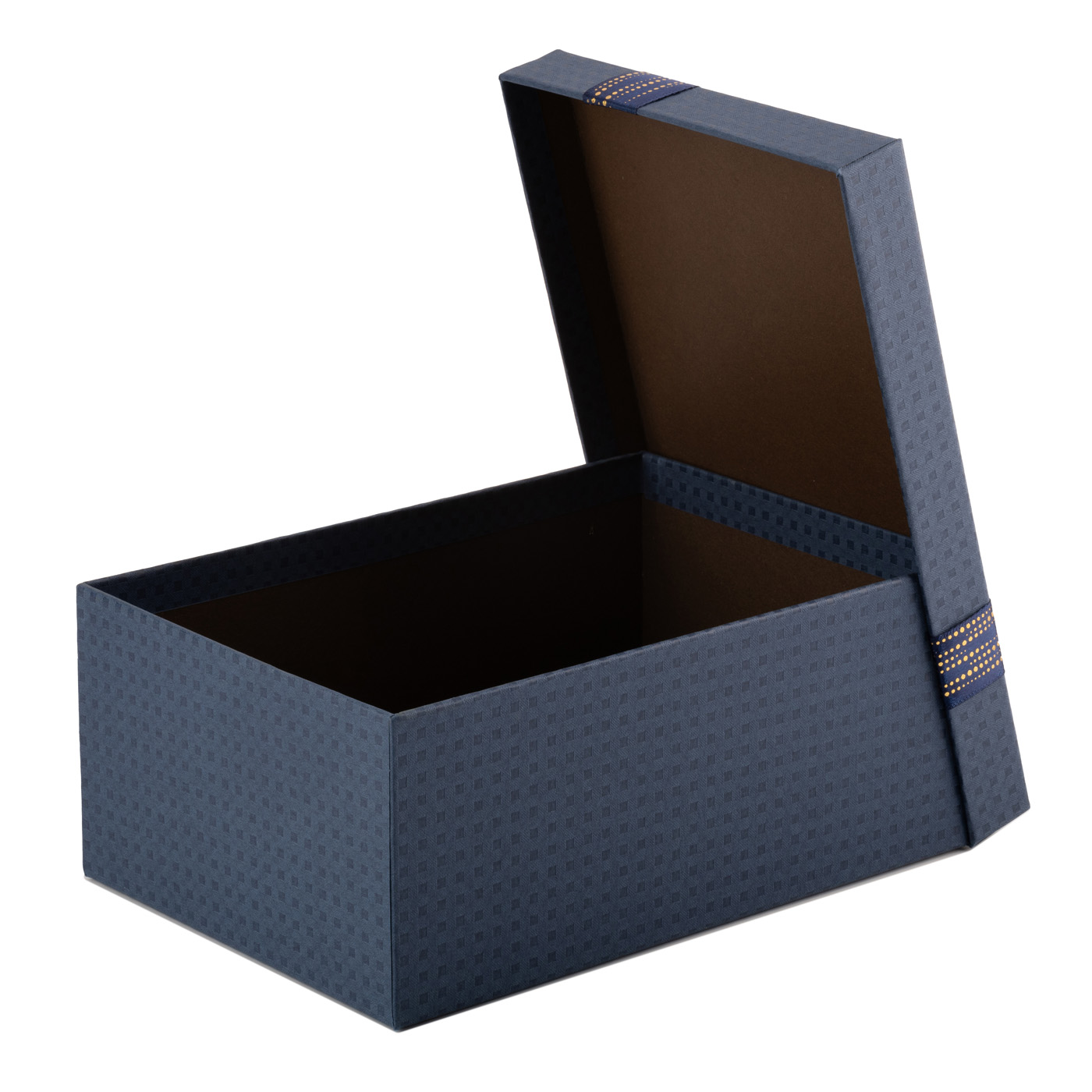Подарункова коробка прямокутна, "For You" синя з бантом, 21*14*8 см, 1235077682 1