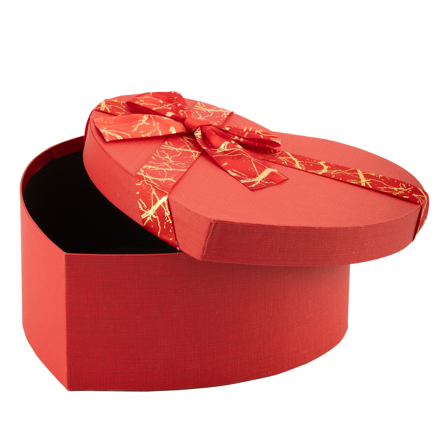 Подарункова коробка у вигляді серця, червона з бантом, 22*20*9 см, 270376143 1