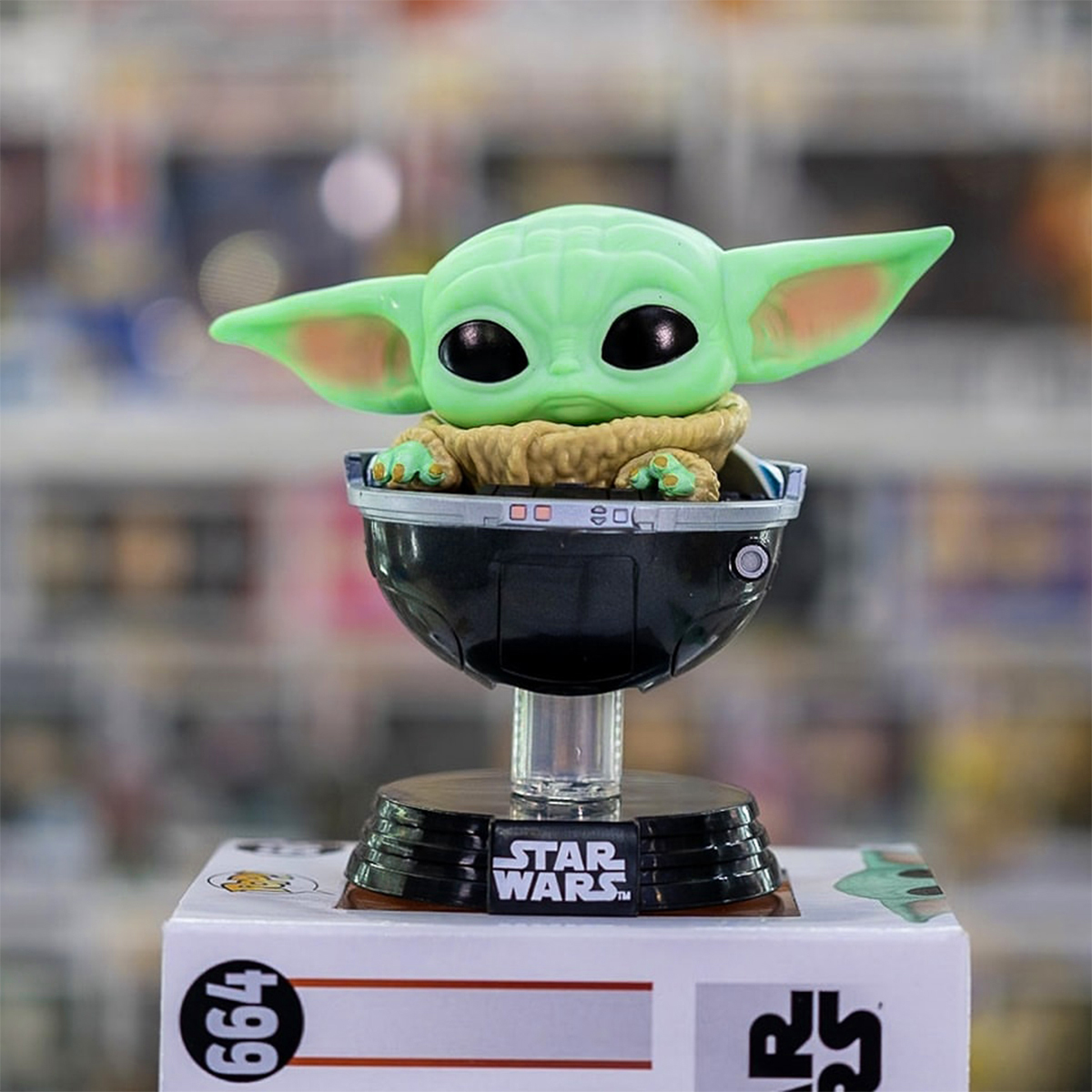 Фігурка Funko Pop серії "Мандалорець" - Малюк Ґрогу у візочку, 76551 3