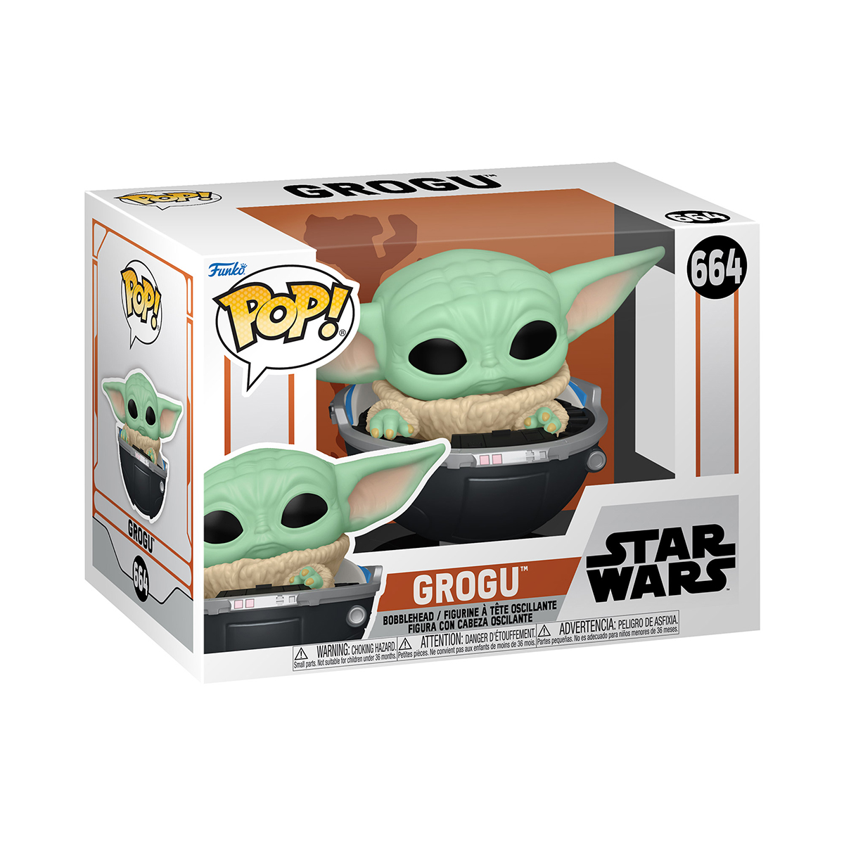 Фігурка Funko Pop серії "Мандалорець" - Малюк Ґрогу у візочку, 76551 2