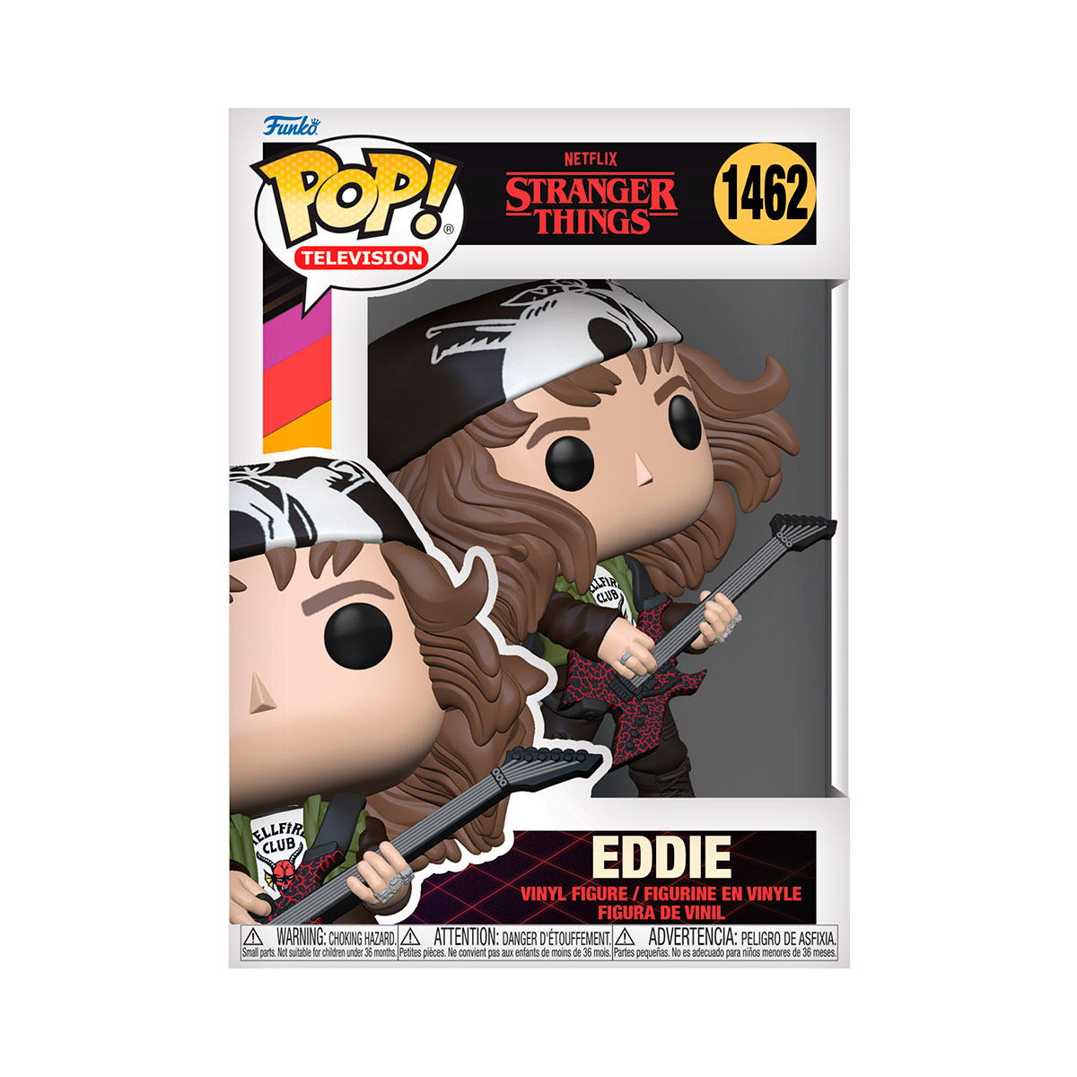 Фигурка Funko Pop серии "Очень странные дела" - Охотник Эдди с гитарой, 72138 1