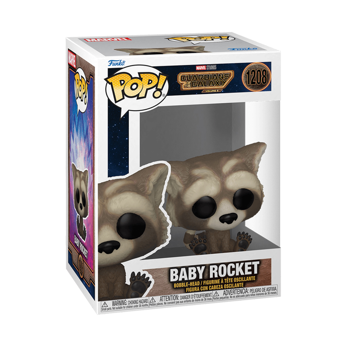 Фігурка Funko Pop серії "Вартові Галактики 3" - Малюк Ракета, 67516 3