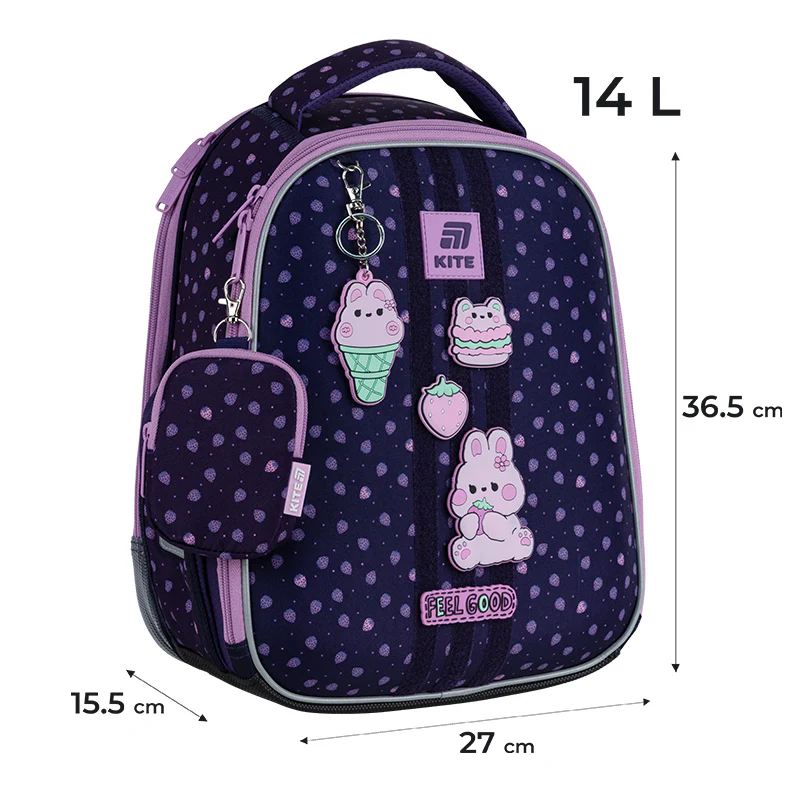 Рюкзак Kite Education каркасний 555 Feel Good, K25-555S-8 2
