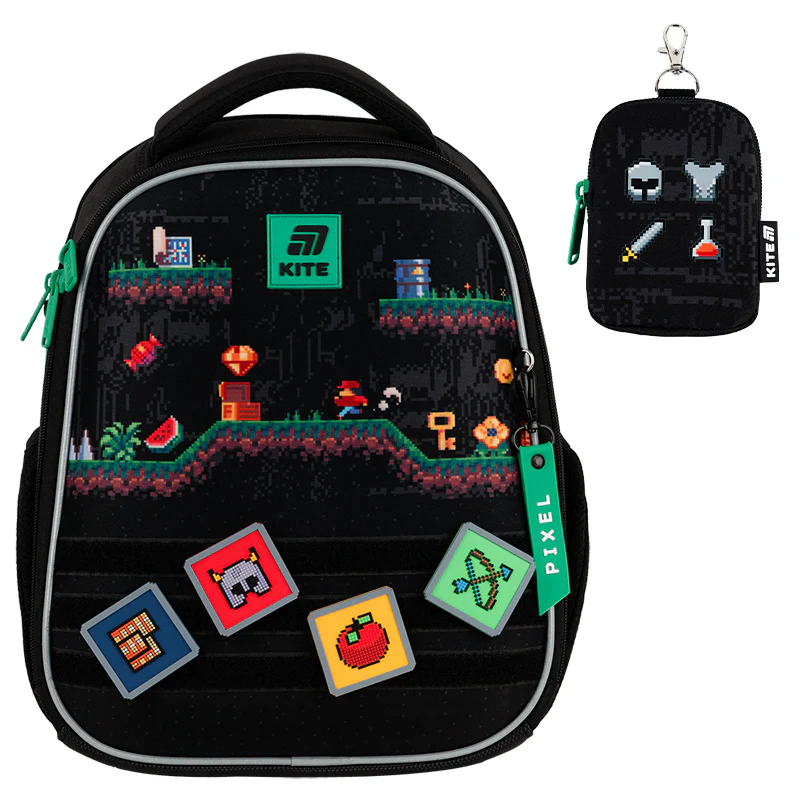 Рюкзак Kite Education каркасний 555 Pixel Game, K25-555S-4