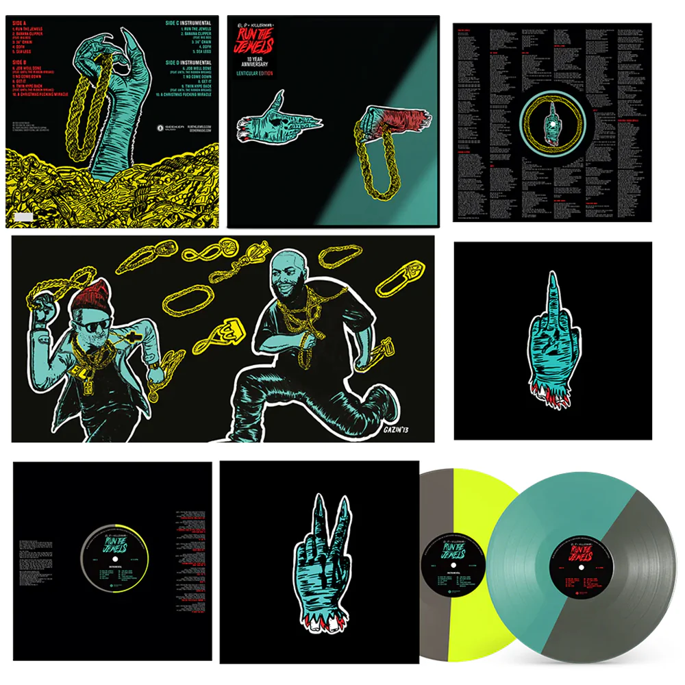 Платівка Run The Jewels - Run The Jewels (10th Anniversary Deluxe Edition) [2LP] - Split-Colored Vinyl 2