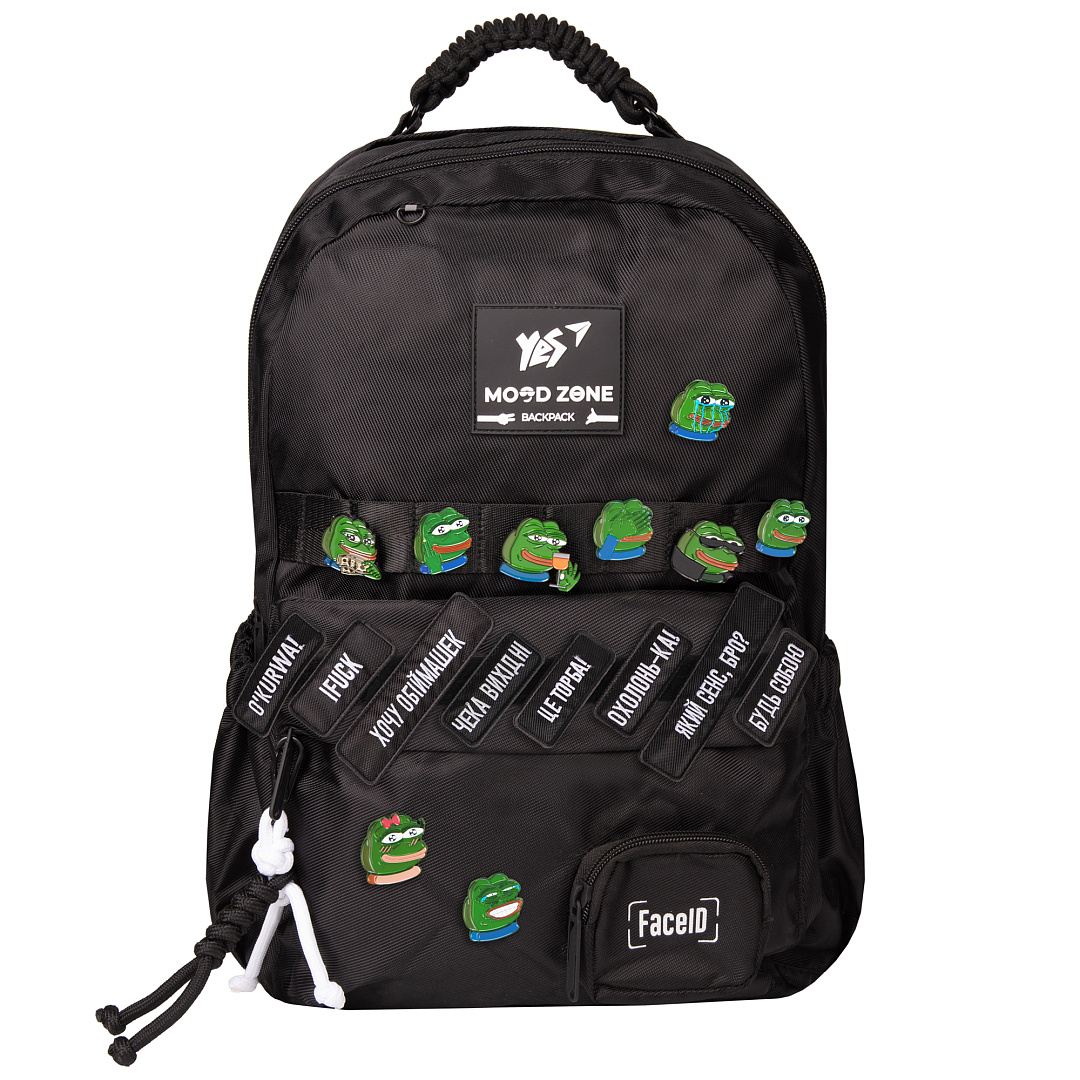 Рюкзак YES T-51 "Emotions Black", 559628