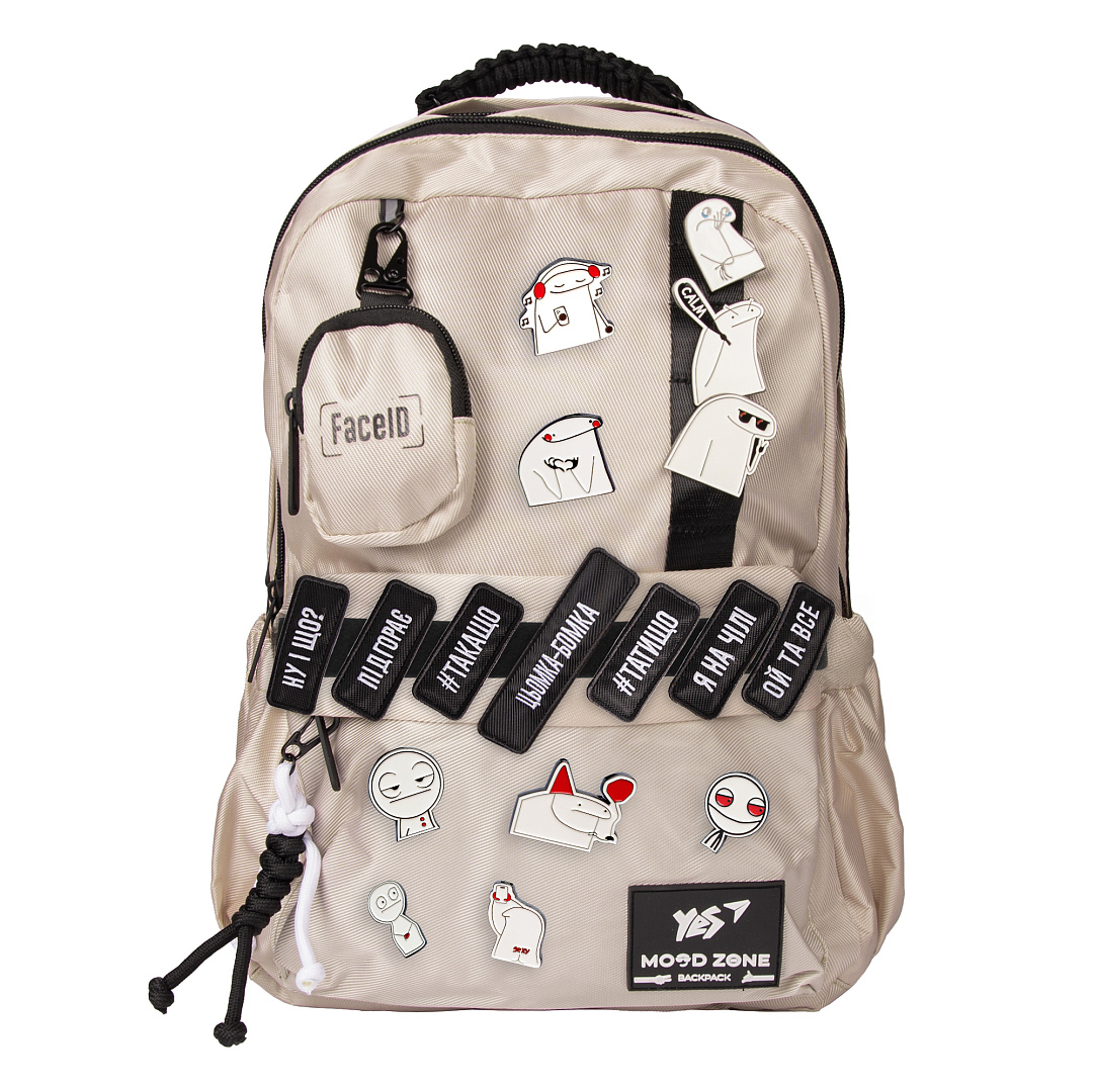 Рюкзак YES T-51 "Emotions Ivory", 559633