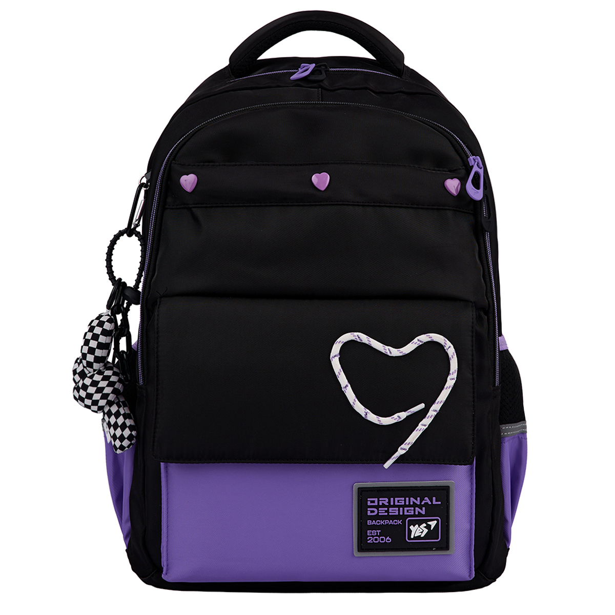 Рюкзак шкільний YES TS-48 "Purple Hearts", 559923 2