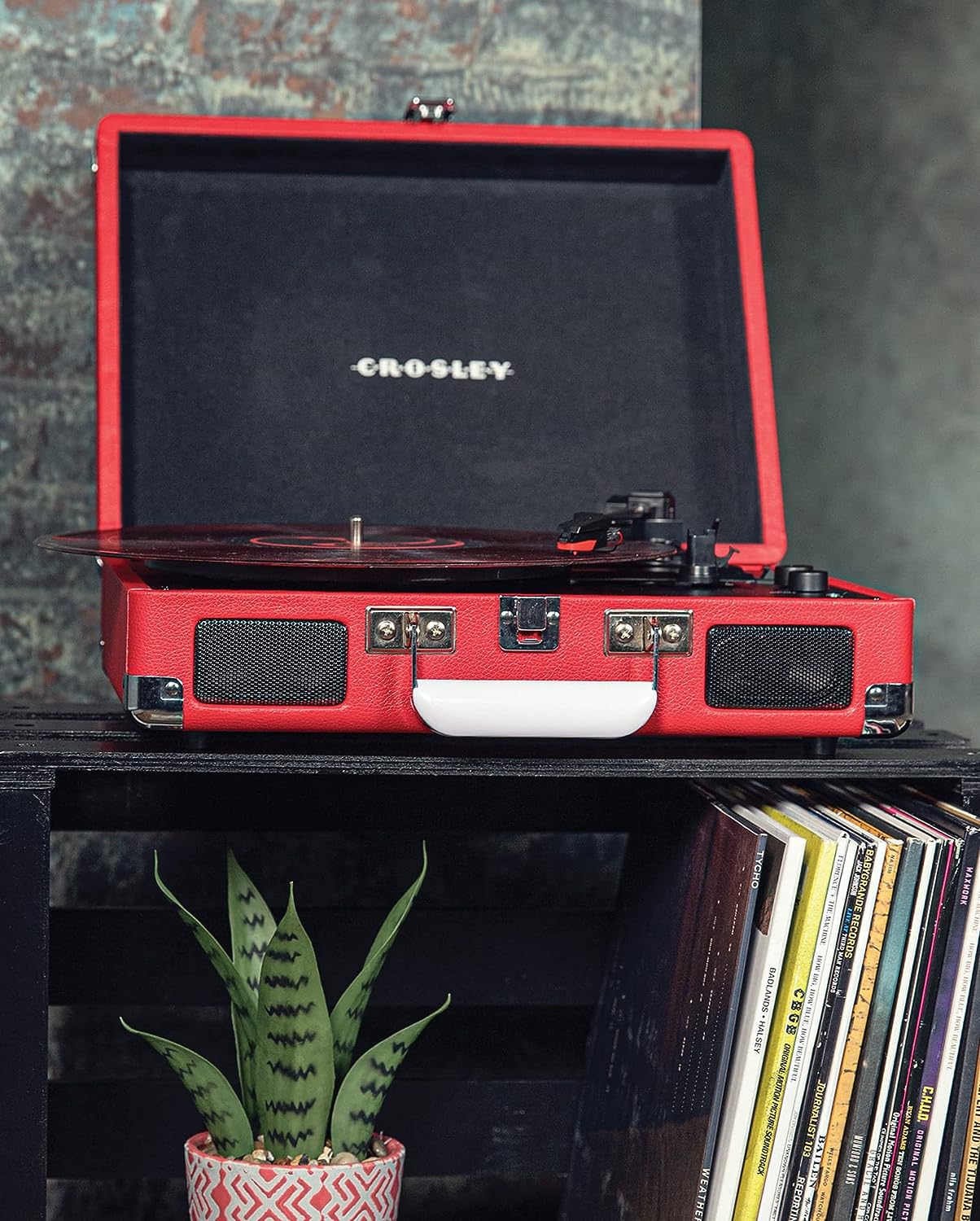 Вініловий програвач Crosley Cruiser Deluxe Red 6