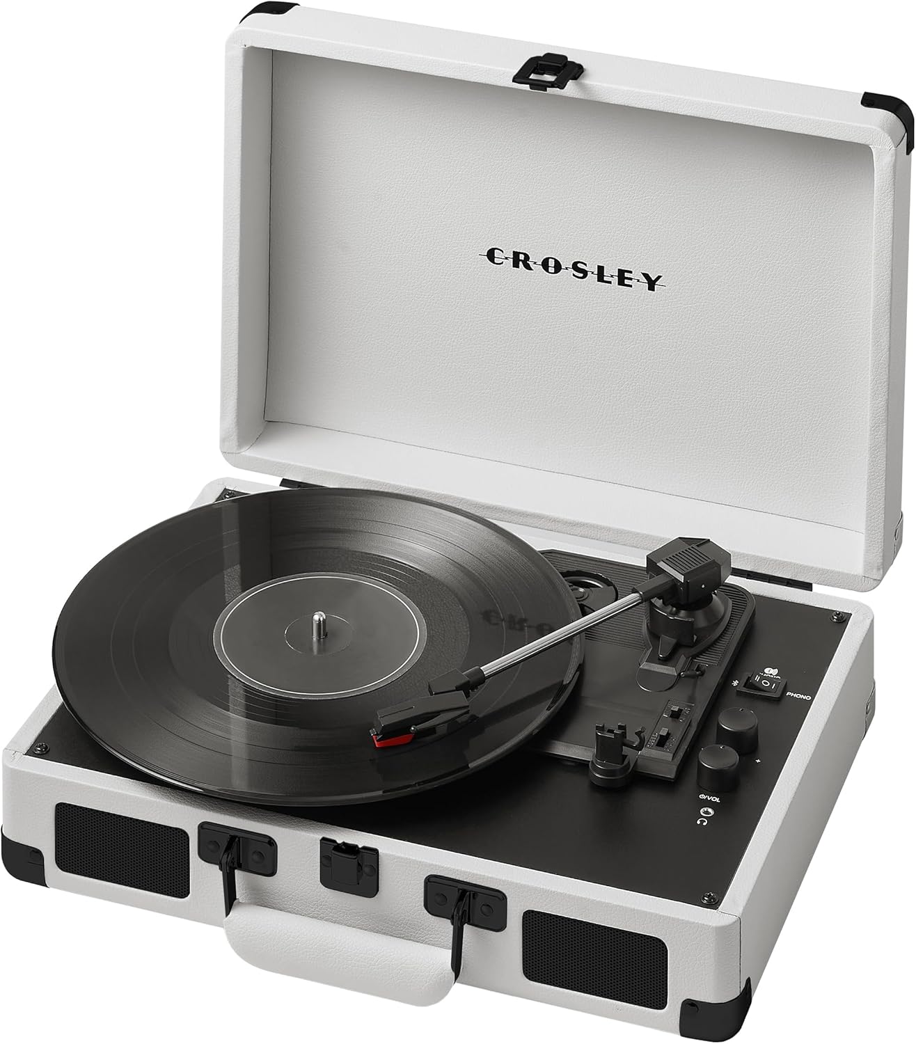 Вініловий програвач Crosley Cruiser Deluxe White Farmhouse 3