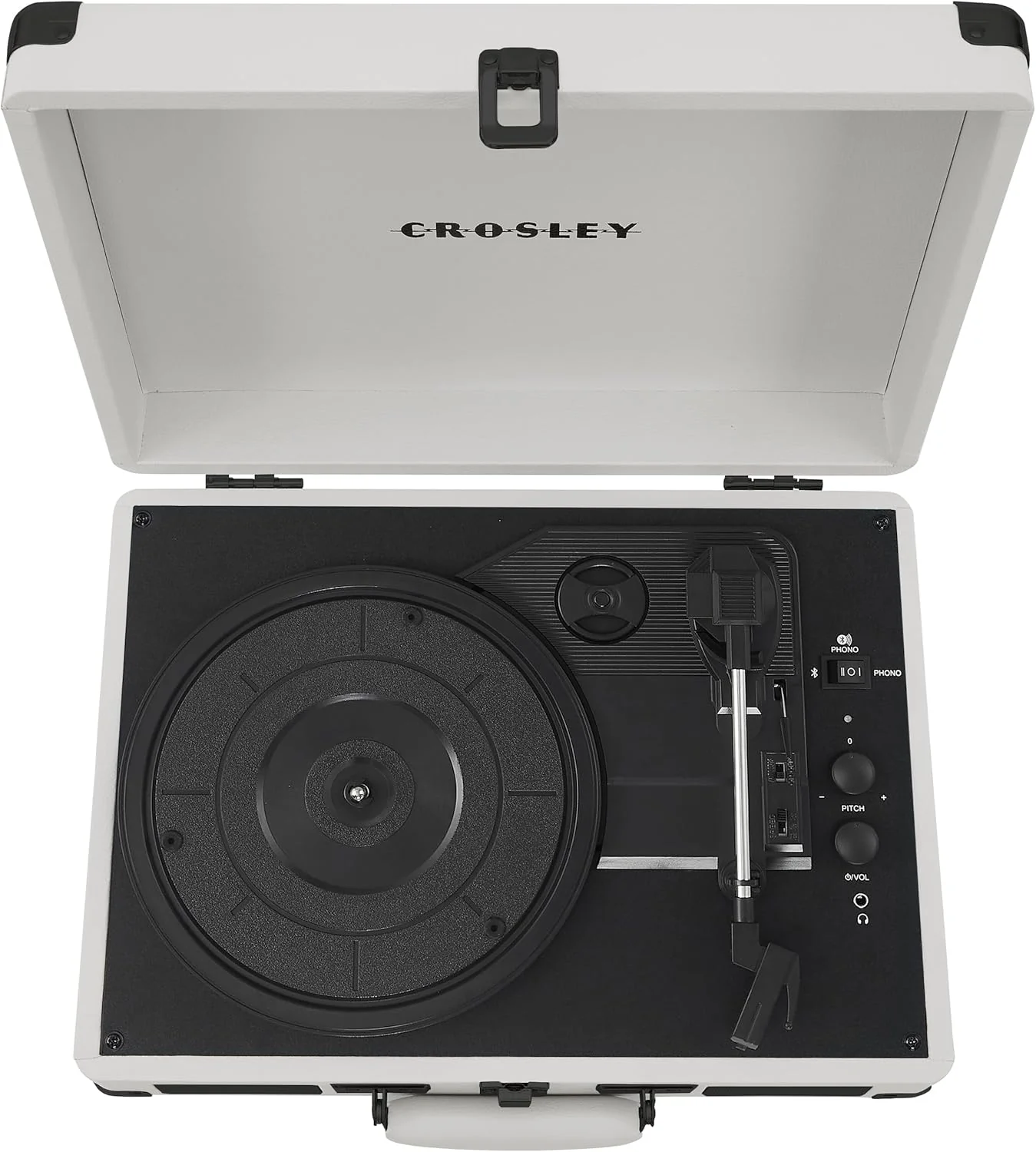 Вініловий програвач Crosley Cruiser Deluxe White Farmhouse 4