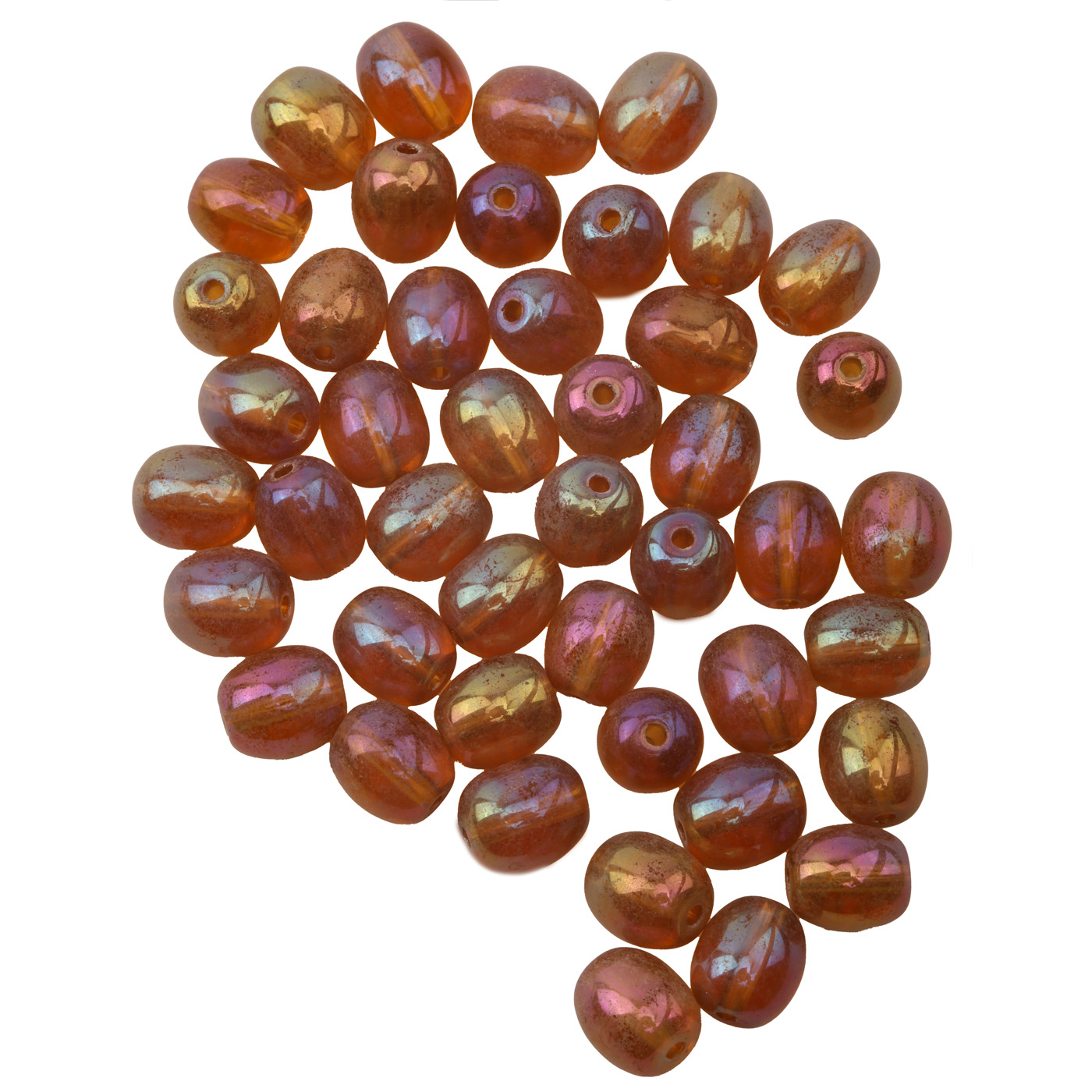 Бусины 6*8 мм 50 г, 11030/111C rainbow, Crystal Art