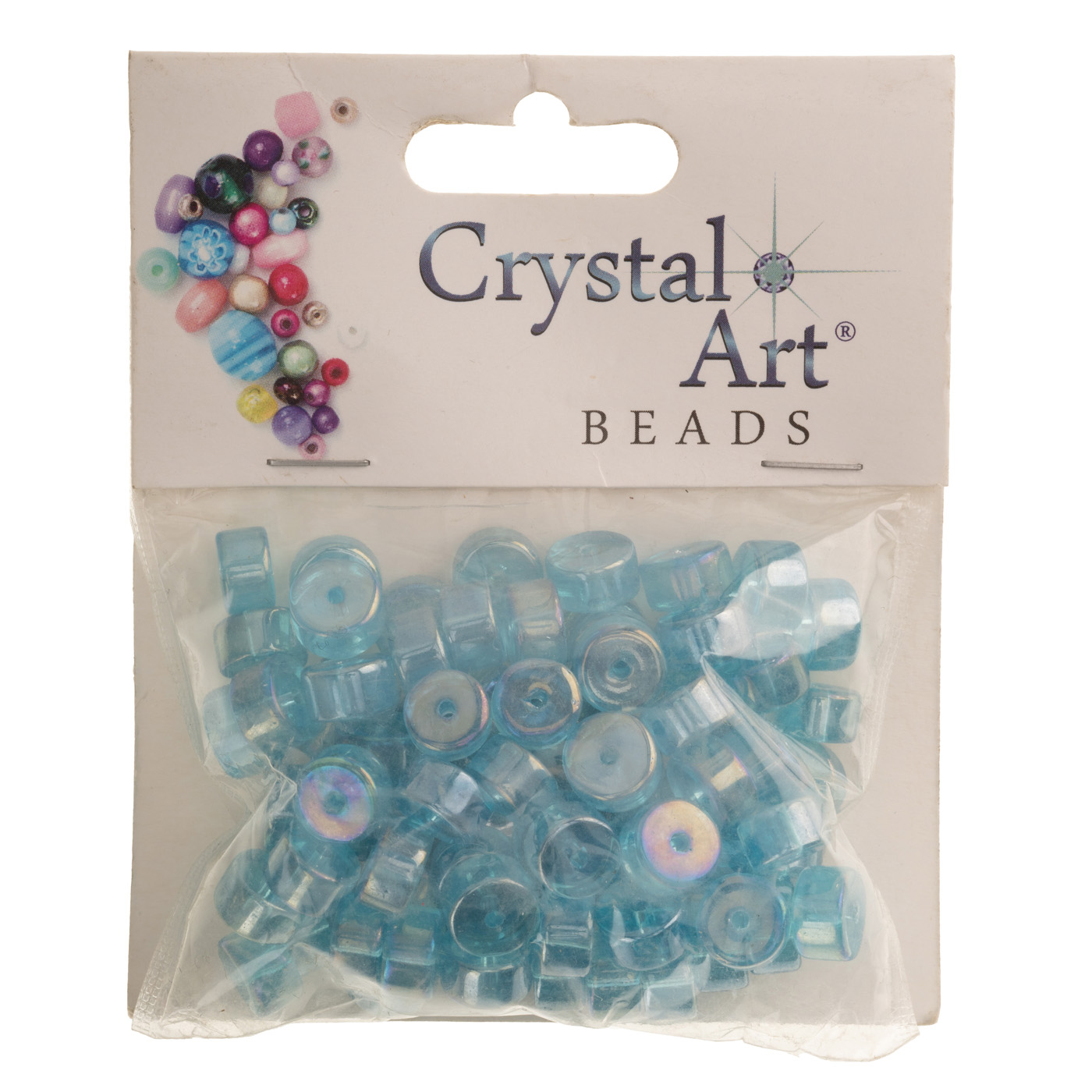 Бусины 8*5 мм, 50 г, rainbow 11065/101C Crystal Art 1