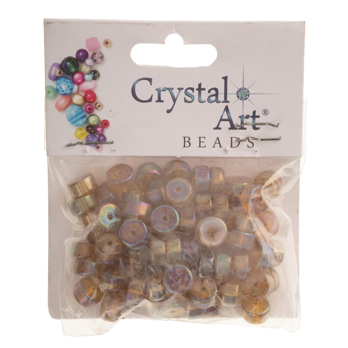 Бусины 8*5 мм, 50 г, rainbow 11065/111C Crystal Art 1