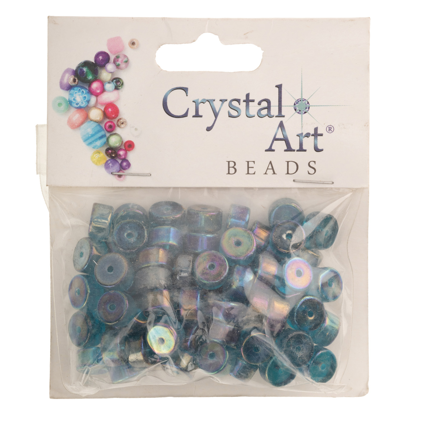 Бусины 8*5 мм, 50 г, rainbow 11065/114C Crystal Art 1