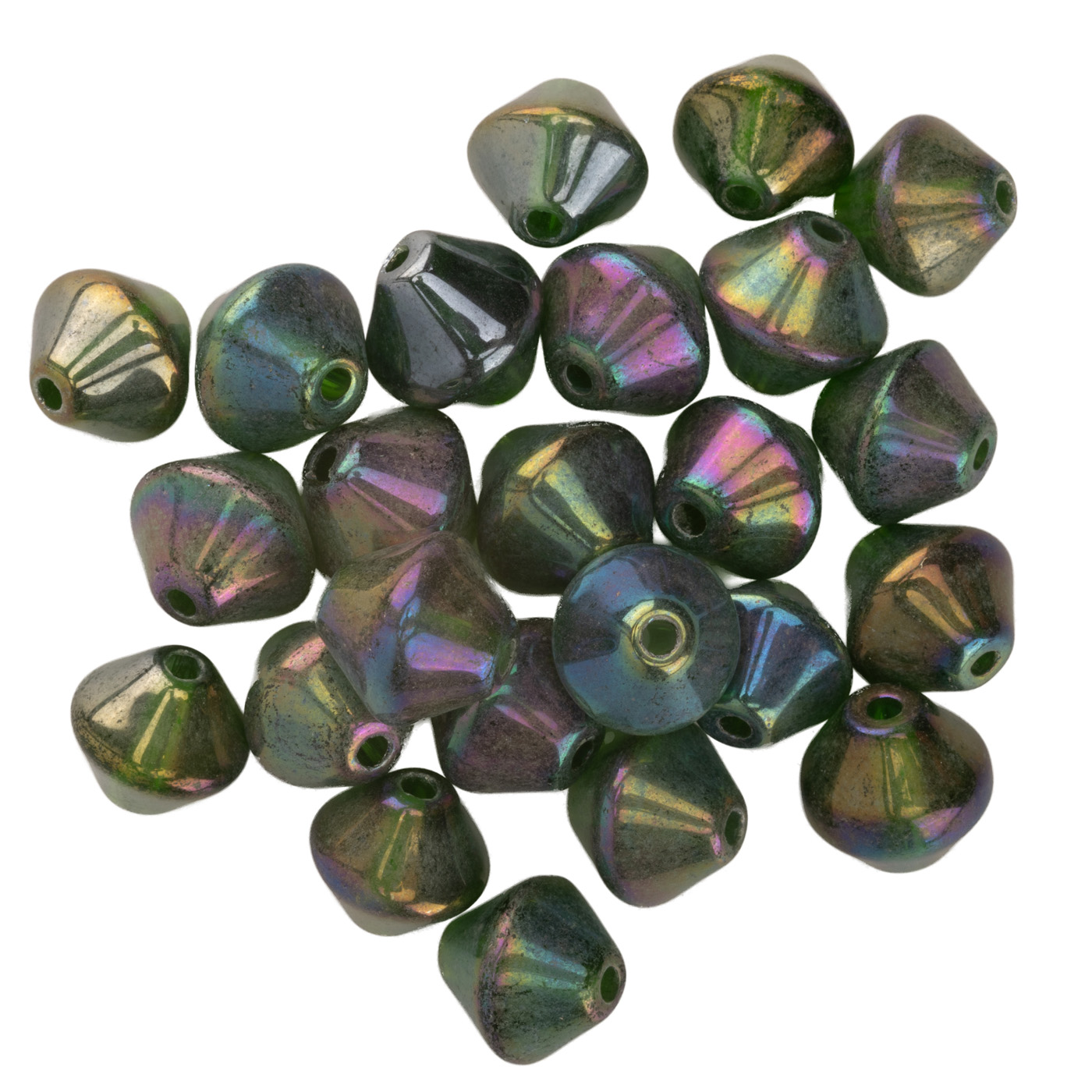 Бусины 8*8 мм, 50 г, rainbow 11095/113C Crystal Art