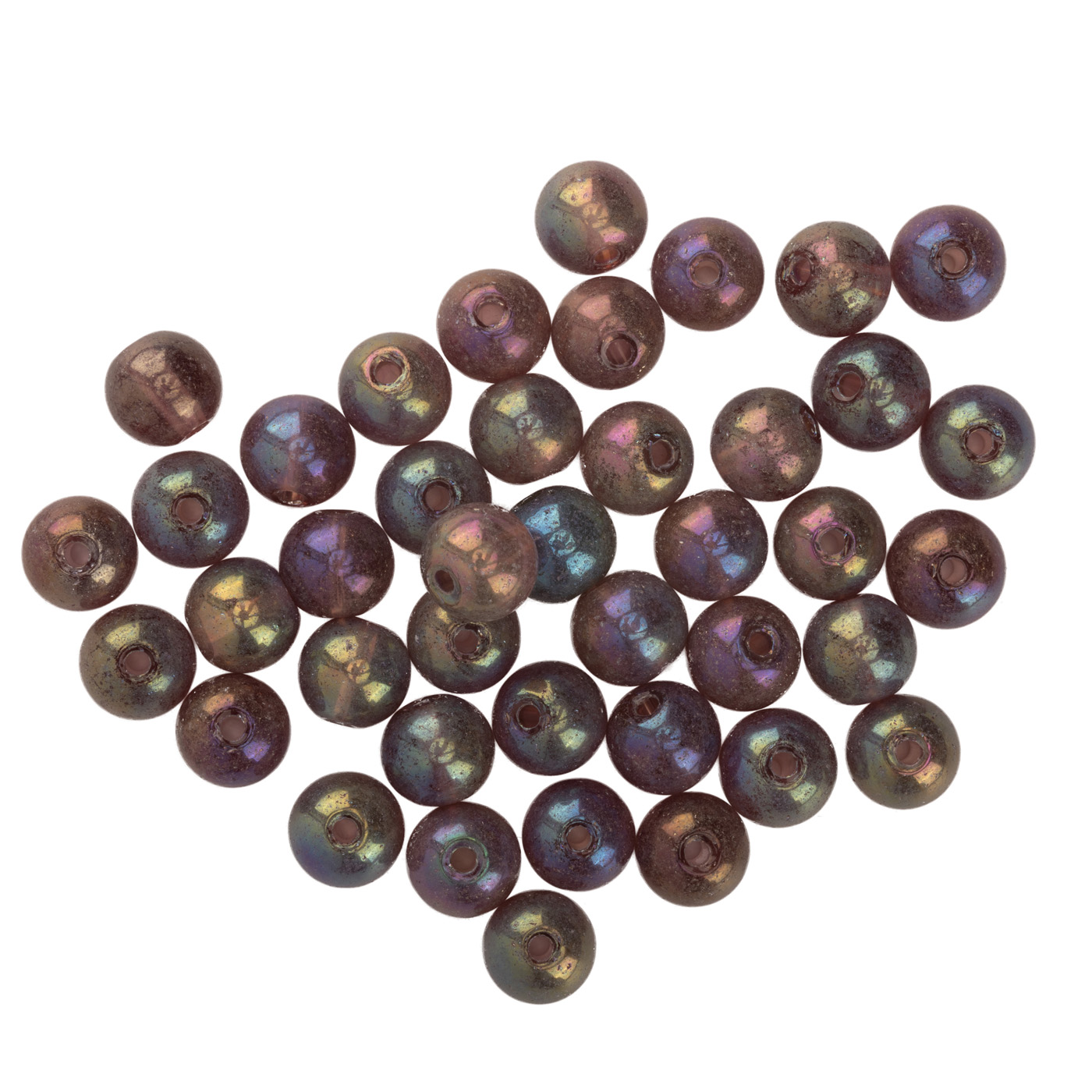 Бусины 6 мм 50 г, 11004/008C rainbow, Crystal Art