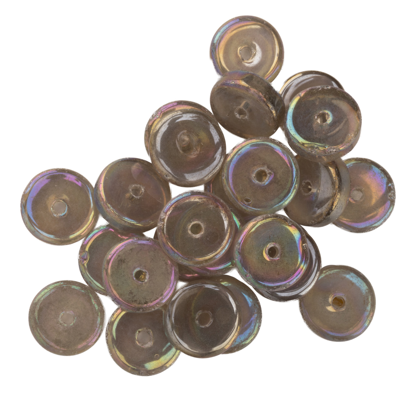 Бусины 10*4 мм, 50 г, rainbow 11165/029C Crystal Art