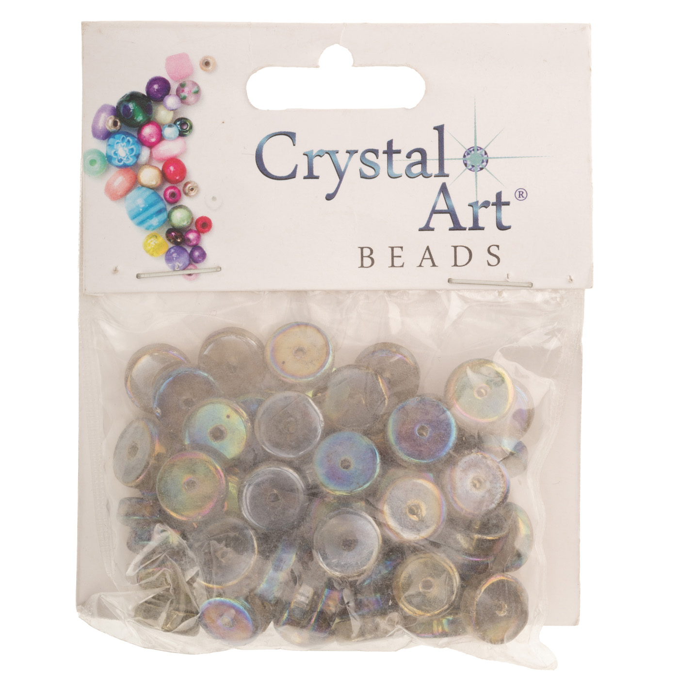 Бусины 10*4 мм, 50 г, rainbow 11165/029C Crystal Art 1